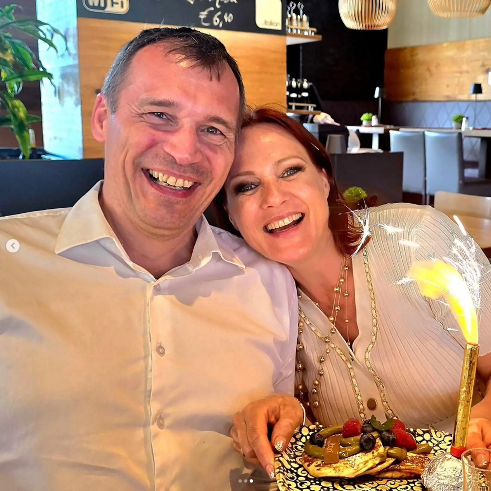 Adriana so svojím už manželom Christianom