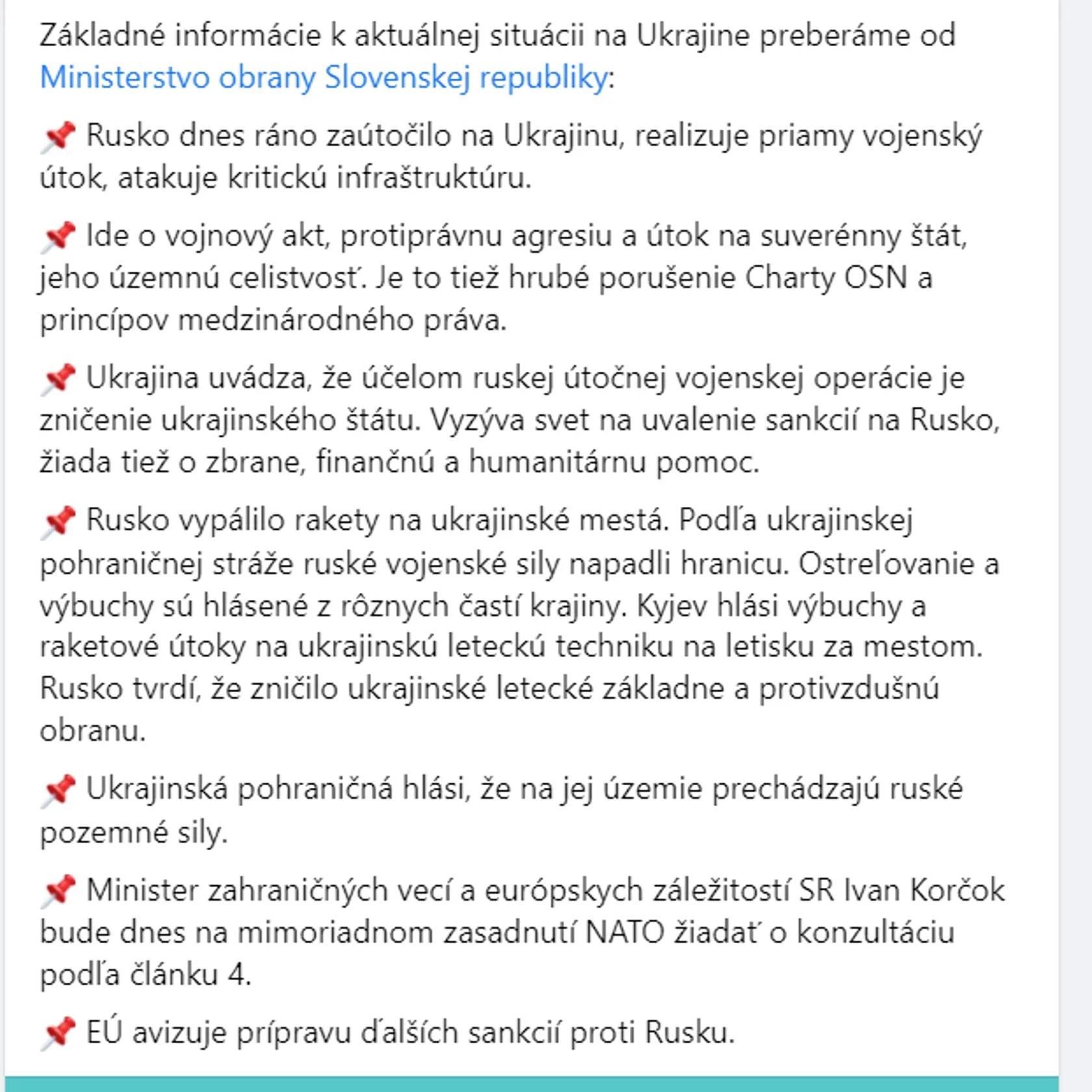 Ministerstvá aj polícia vyzývajú Slovákov, aby neverili dezinformáciám a propagande v súvislosti s vojnou na Ukrajine.