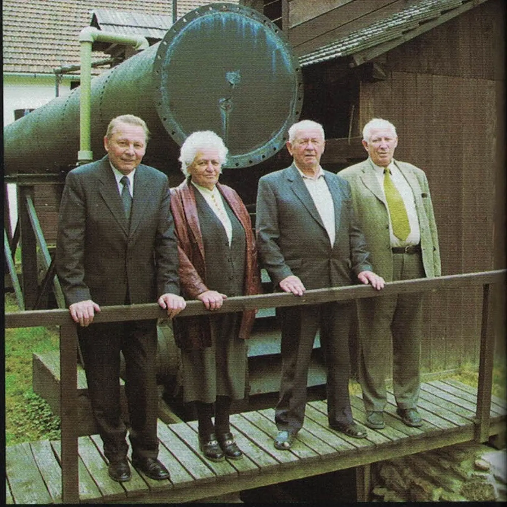 Súrodenci Schusterovci. Rudolf, Neta, Robert, Vavro.