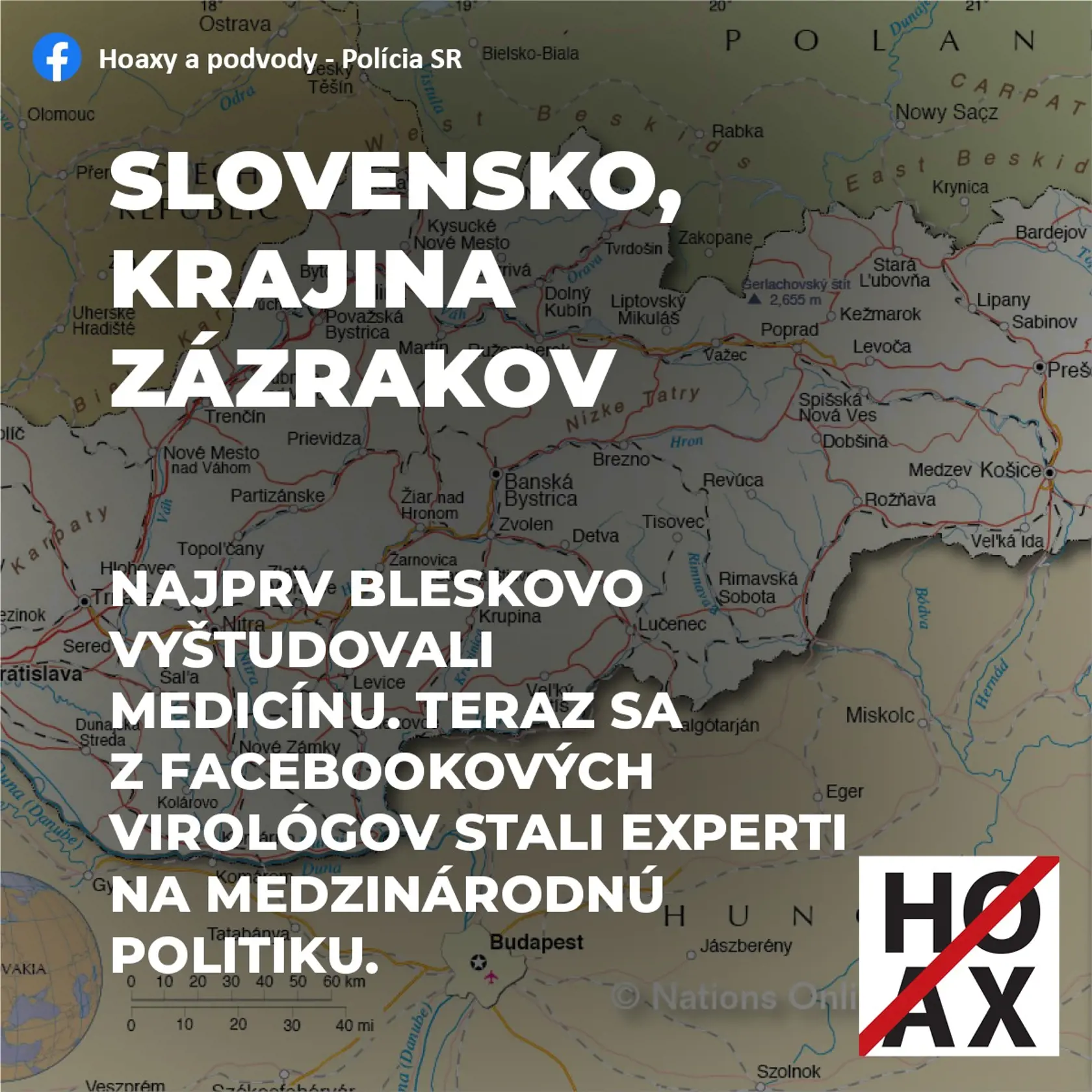 Aj pred týmito hoaxami varuje polícia na sociálnej sieti. Ide o výmysly dezinformátorov.