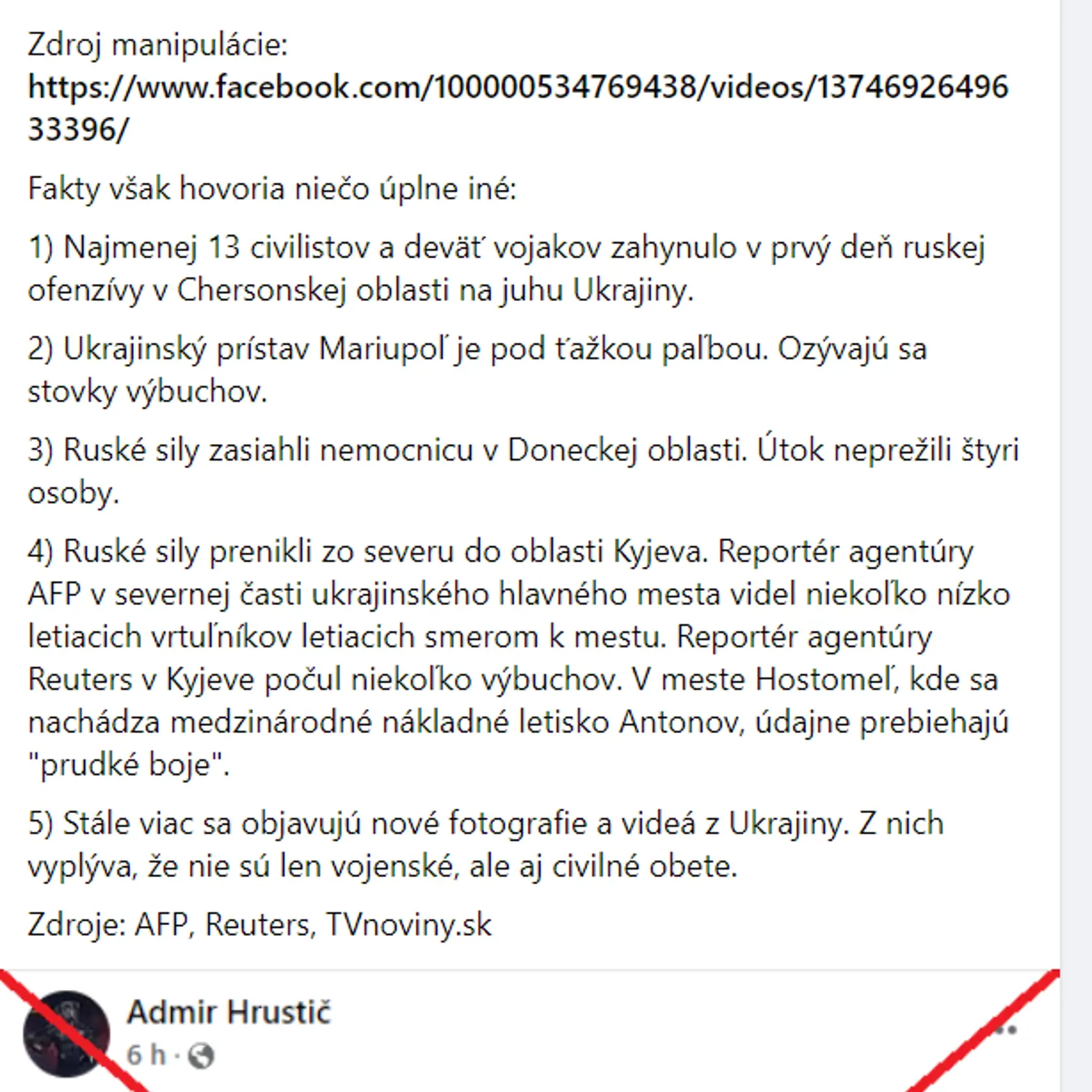 Aj pred týmito hoaxami varuje polícia na sociálnej sieti. Ide o výmysly dezinformátorov.