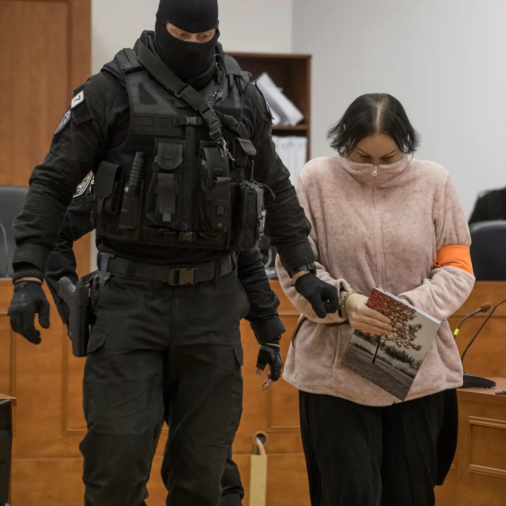 Druhé pojednávanie na Špecializovanom trestnom súde v Pezinku vo veci vraždy investigatívneho novinára Jána Kuciaka a jeho snúbenice Martiny Kušnírovej. Na snímke je Alena Zsuzsová.
