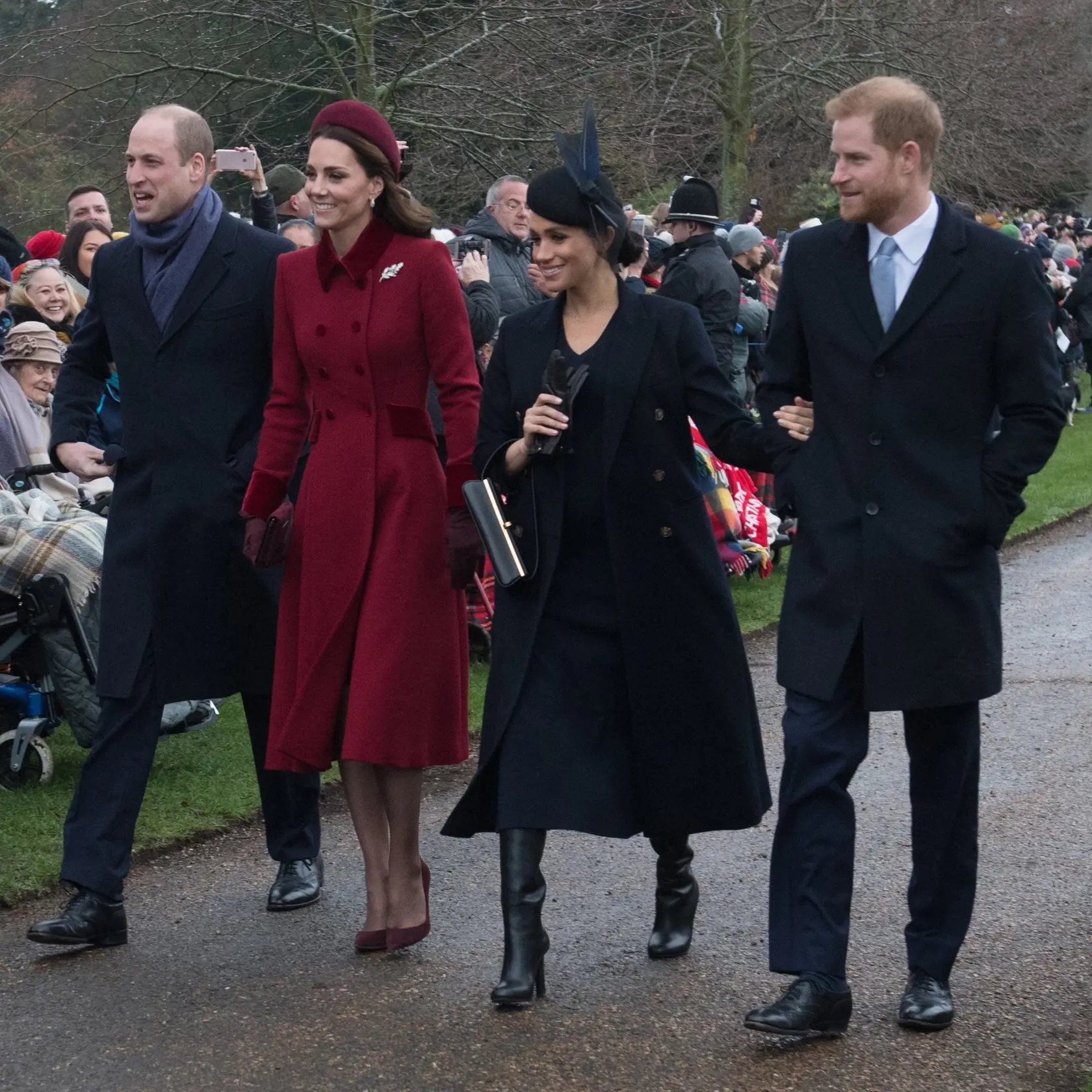 Princ William s manželkou Kate a Meghan s Harrym 