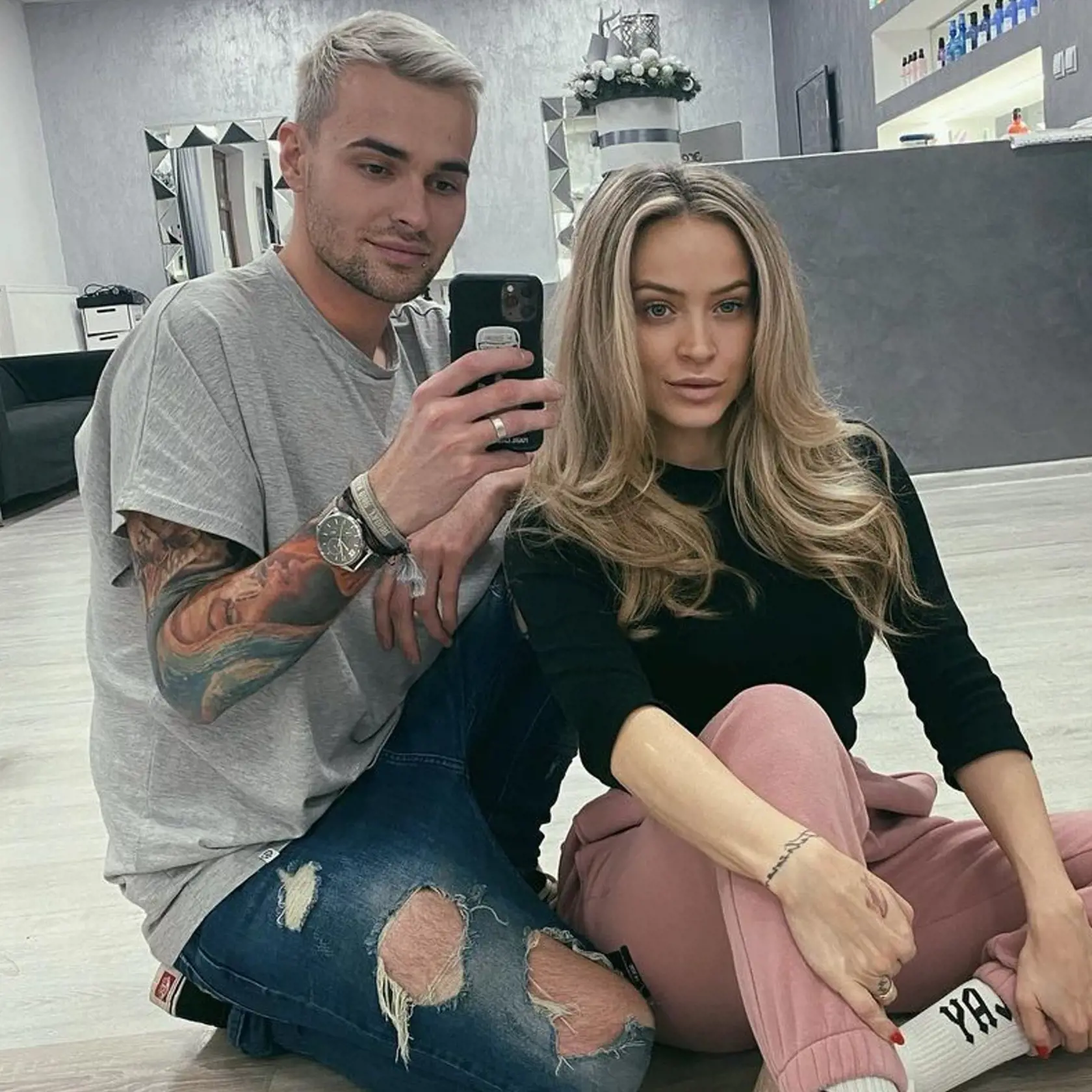Jirko Blatný s Dominikou Mirgovou.