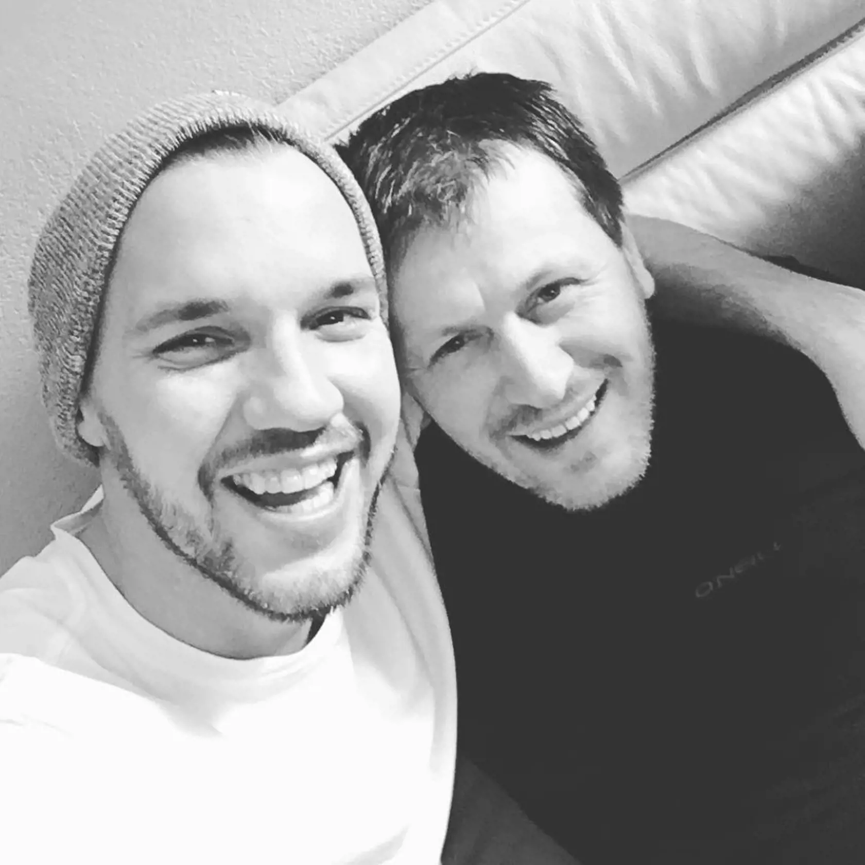 Michal Sabo na archívnej snímke s kolegom Julom Viršíkom.