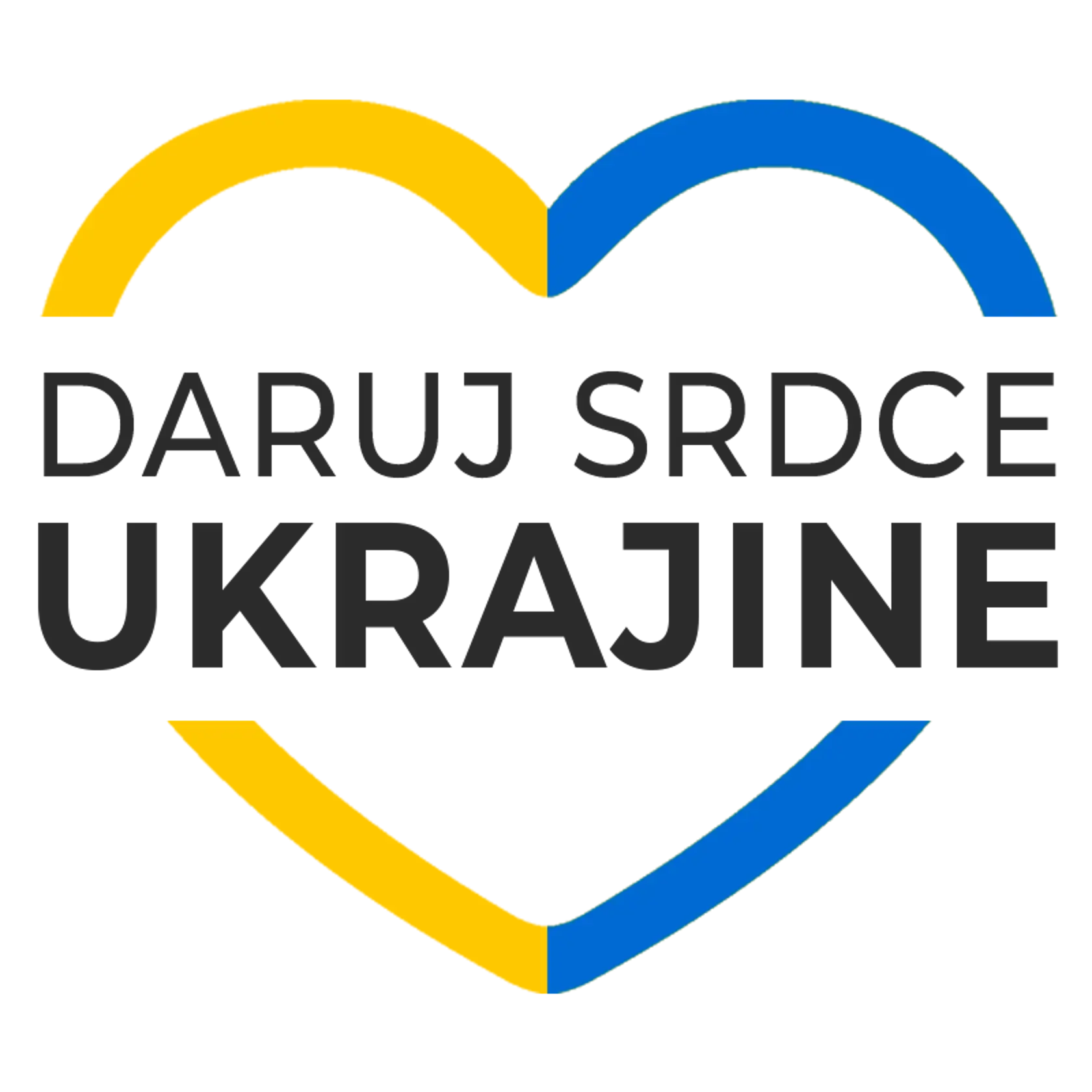 Logo projektu Daruj srdce Ukrajine