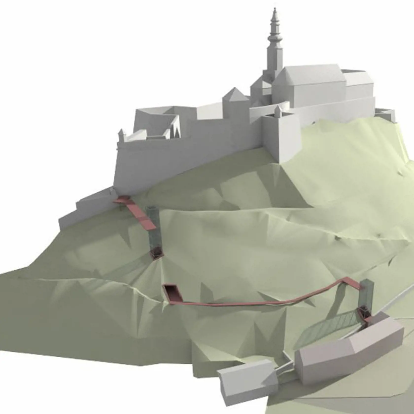 Vypracovaná je už aj štúdia dopravy turistov z podhradia na hrad dvomi výťahmi.