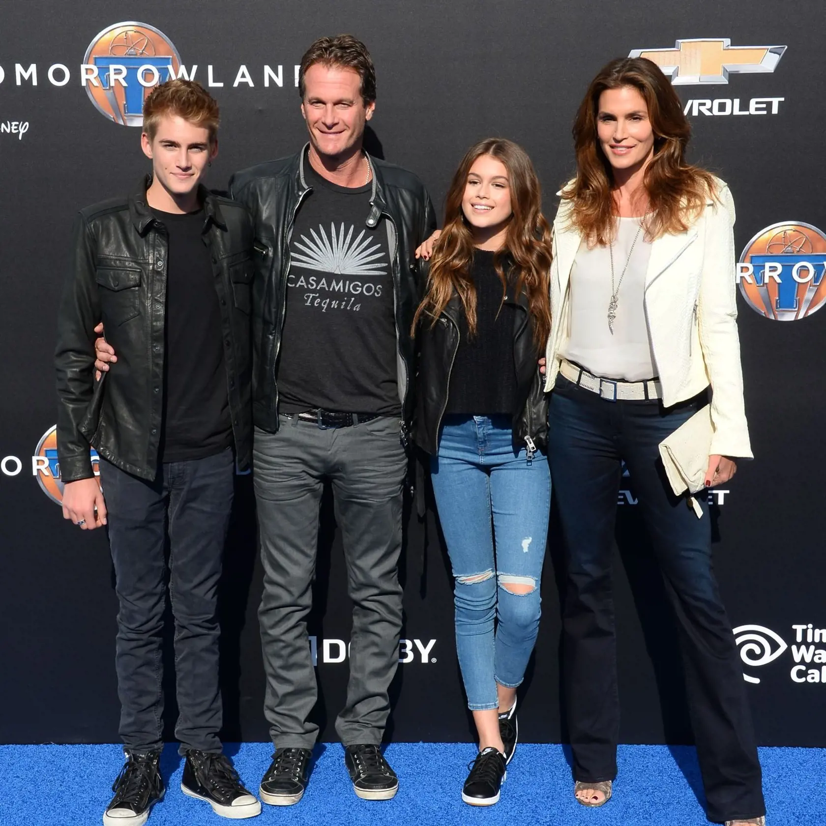 Cindy Crawford s rodinou