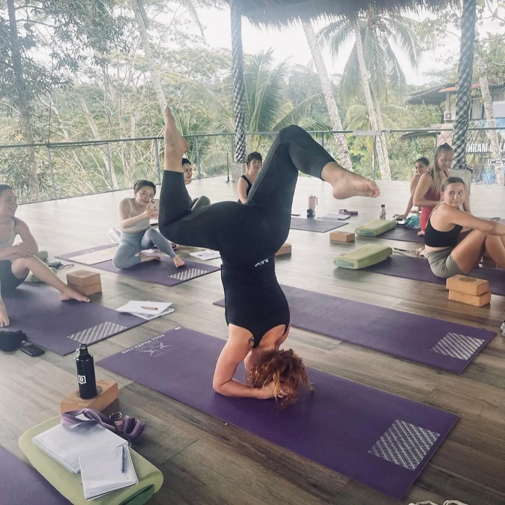 Malachovskej dcéra Kristína si na Bali robila kurz inštruktorky jogy.