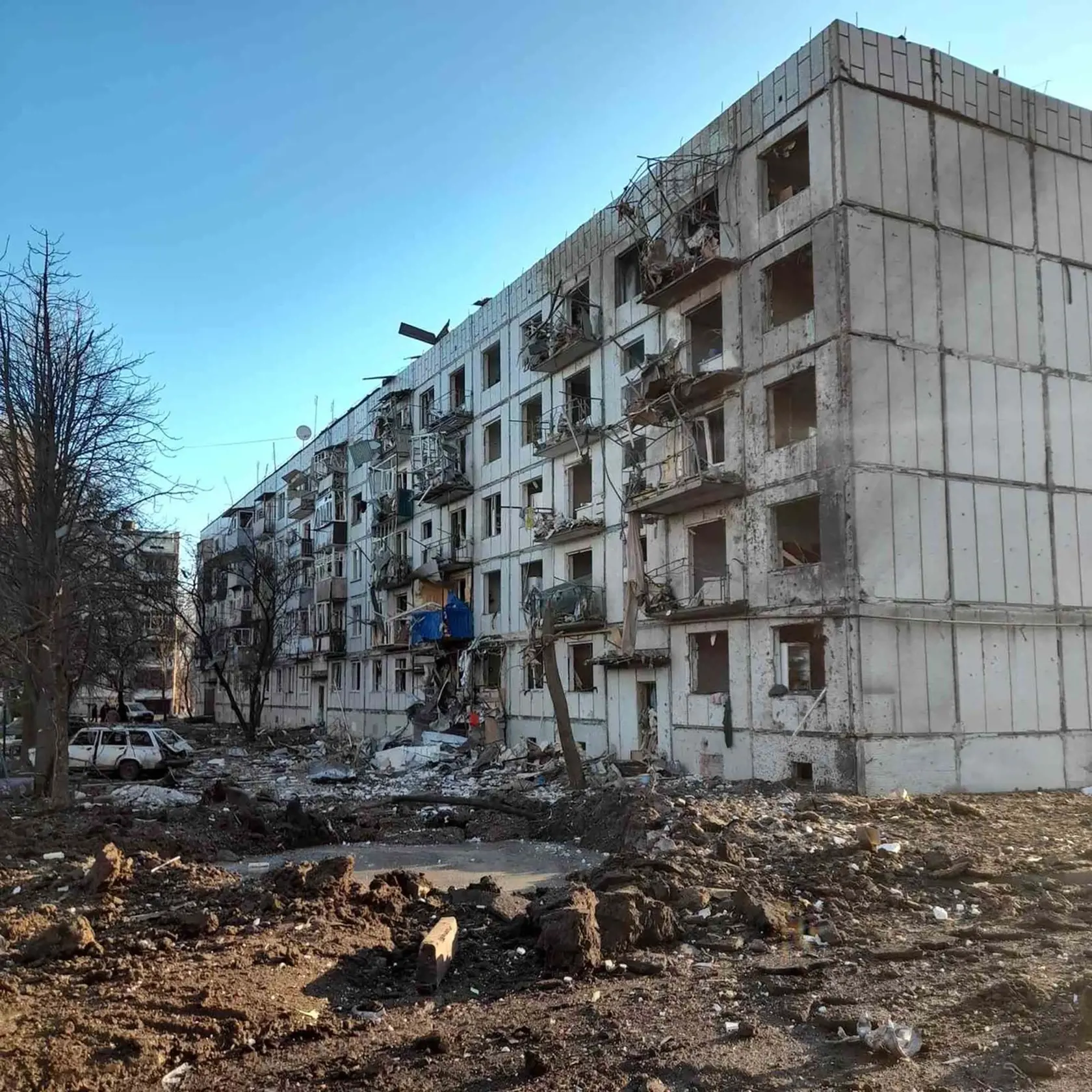 Olena Kurilo prežila bombardovanie jej obytnej štvrte.