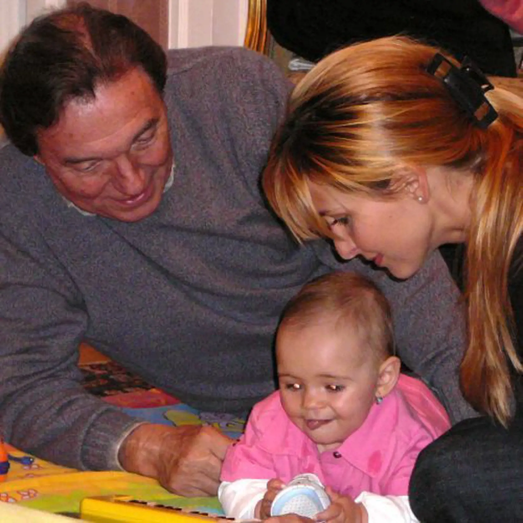 Karel Gott  a Ivanka s dcérkou Charlotte Ellou