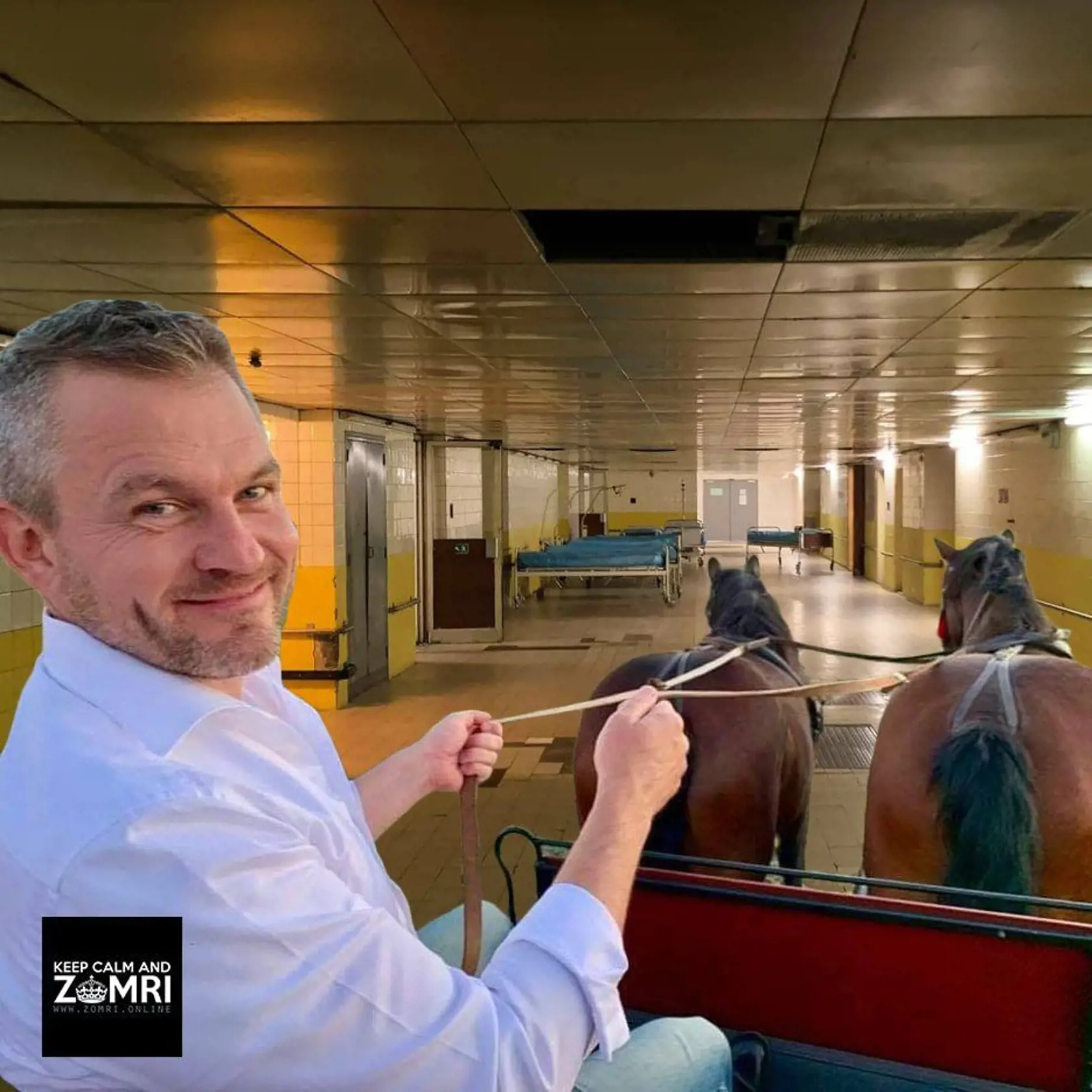 "Rád ovládam rôzne dopravné prostriedky. Kone ale patria do rúk skúseným ľuďom, ktorí sa im denne s láskou venujú.
Vyskúšal som to a veľký rešpekt všetkým poctivým chovateľom. Ďakujem za veľký zážitok," napísal na svoj facebookovi profil premiér Pellegrini a v tom momente bolo jasné, že vznikne široká škála vtipov.