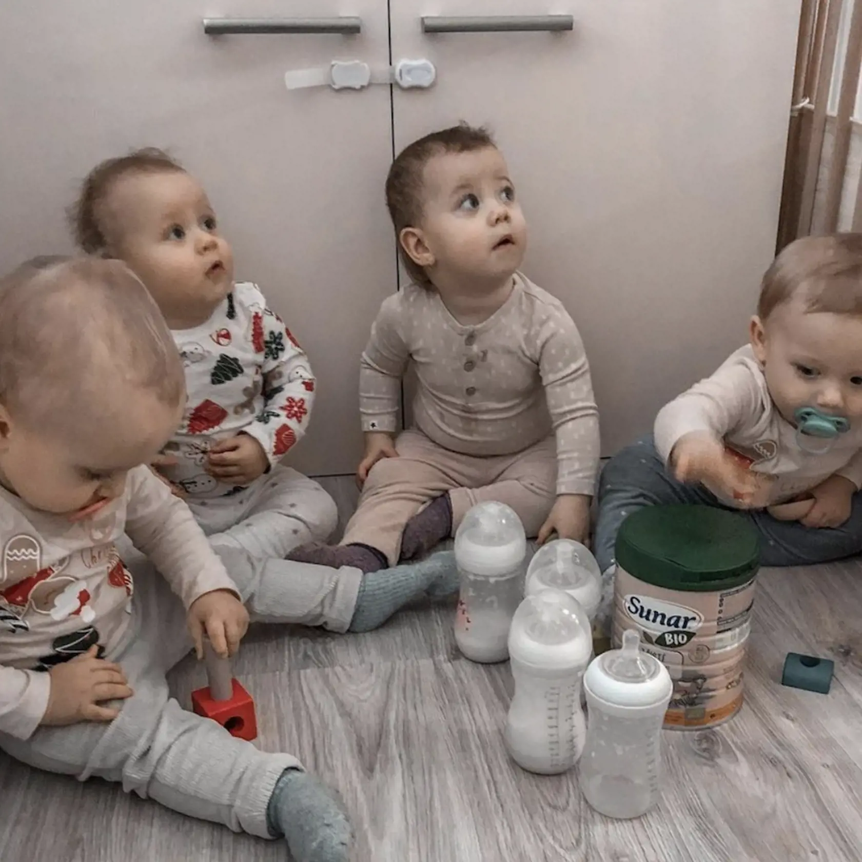 Ročně štvorčatá z Torysy pri Sabinove - Damián, Hugo, Noémi a Eliška.