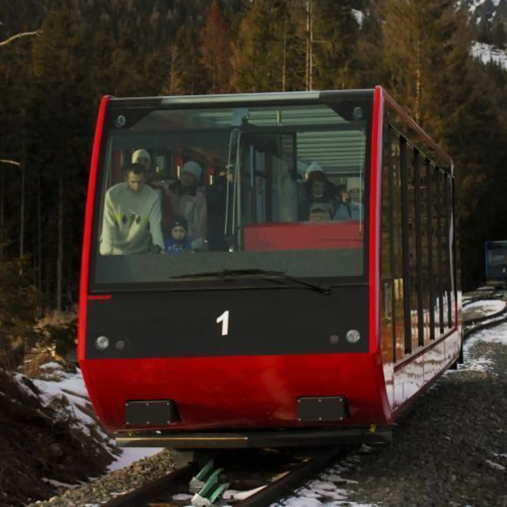 Zubačka na Hrebienok.
