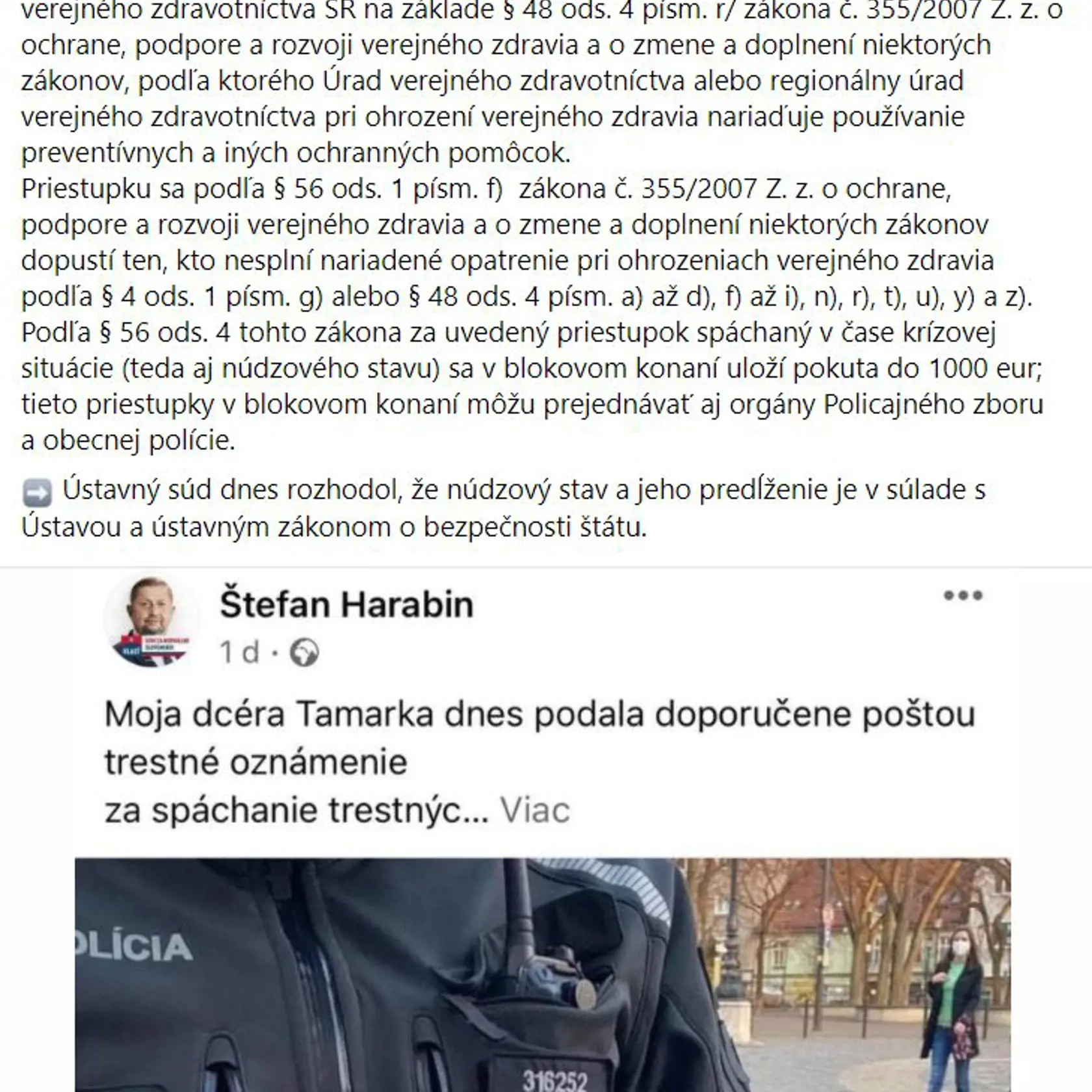 Roman Mikulec - odkaz pre Štefana Hrabina.