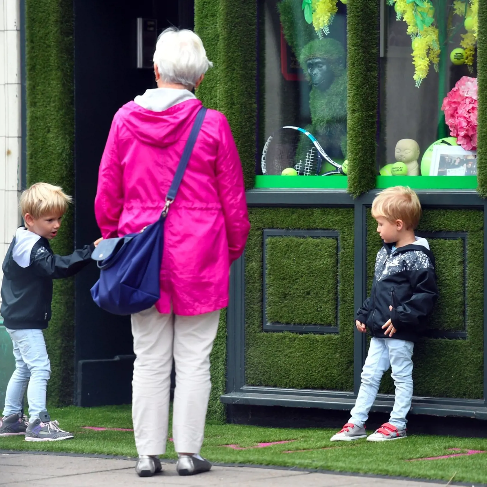 *EXCLUSIVE* Mirka Federer with twins Lennie and Leo