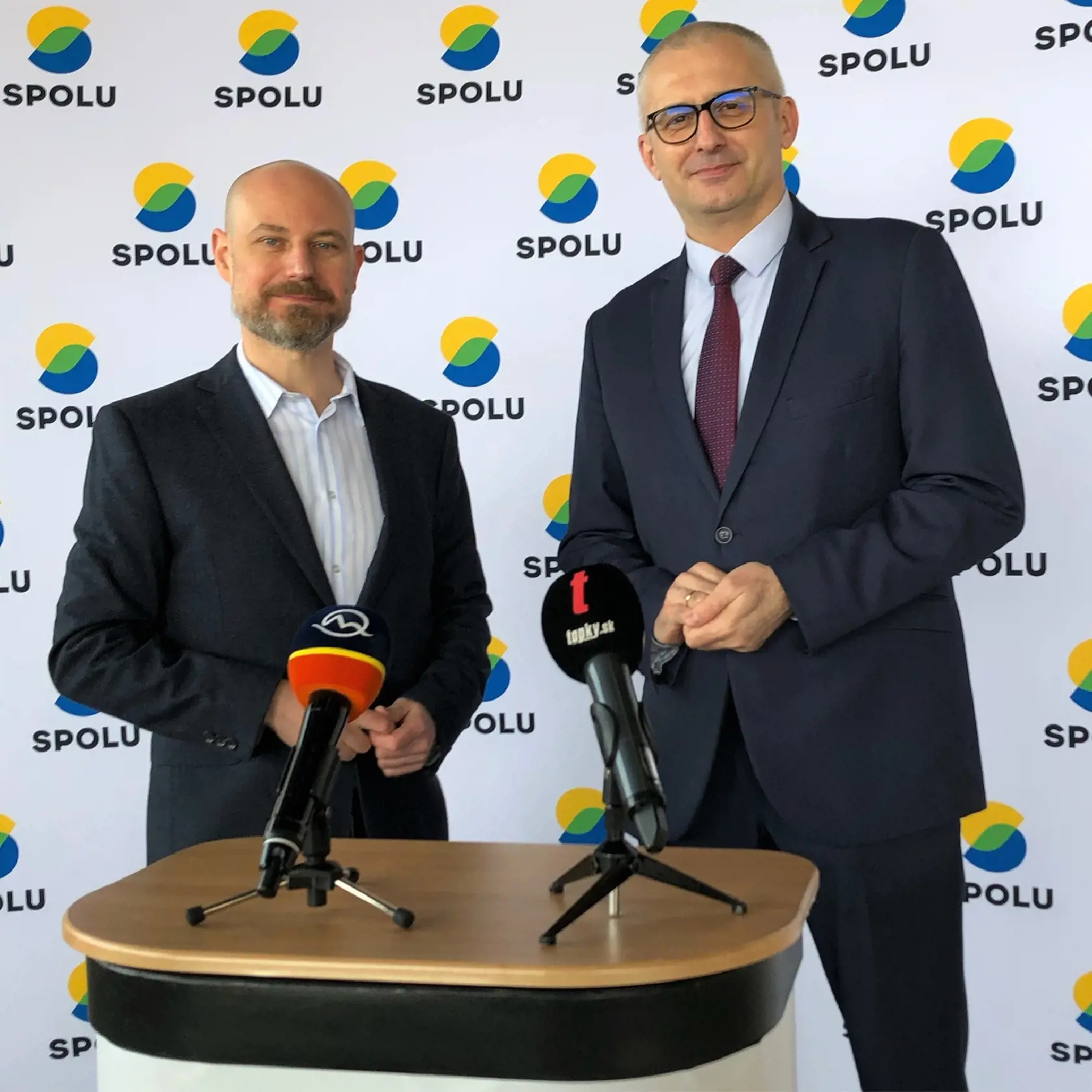 Vladimír Bilčík s Miroslavom Kollárom
