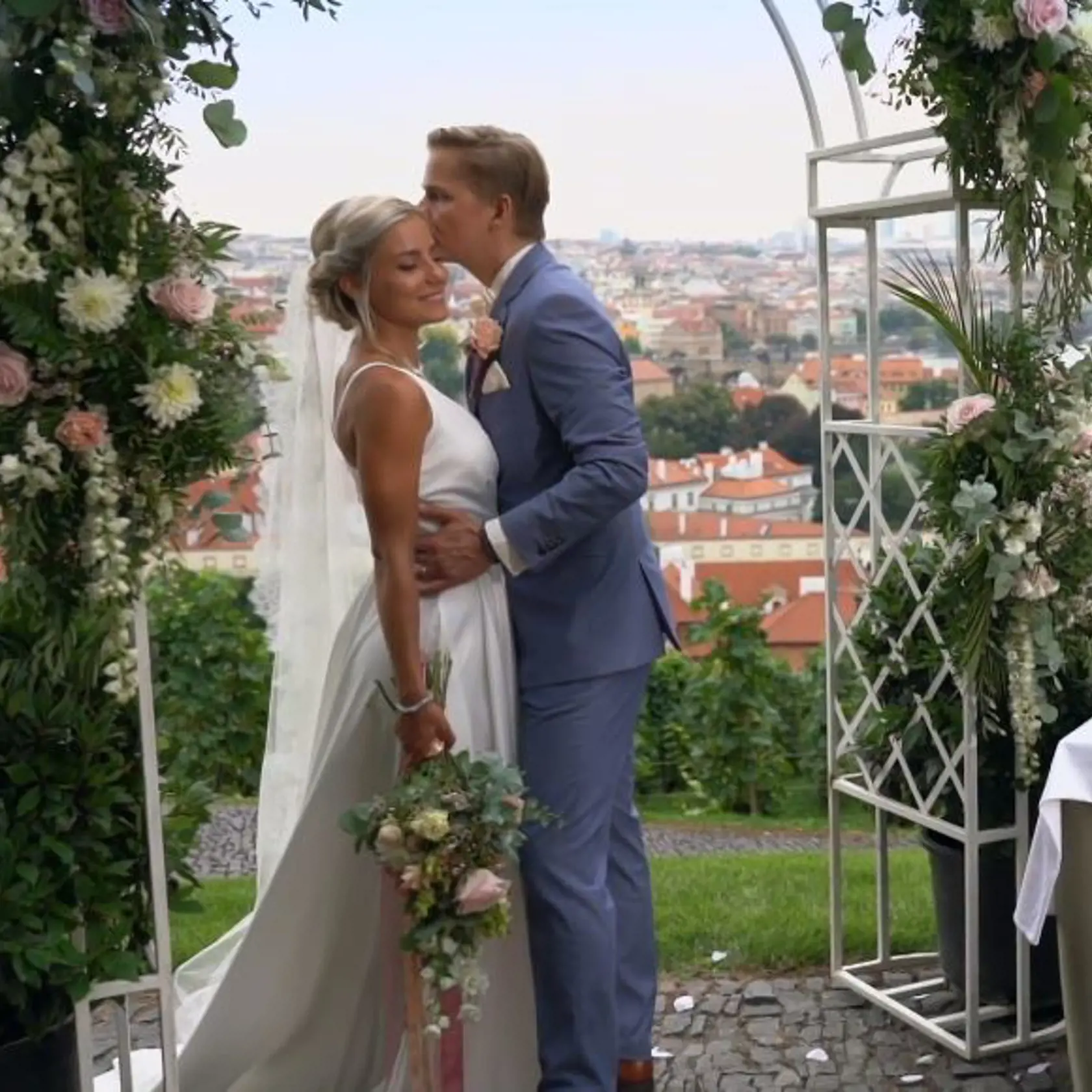 Manželia z českej svadobnej šou Natália a František.