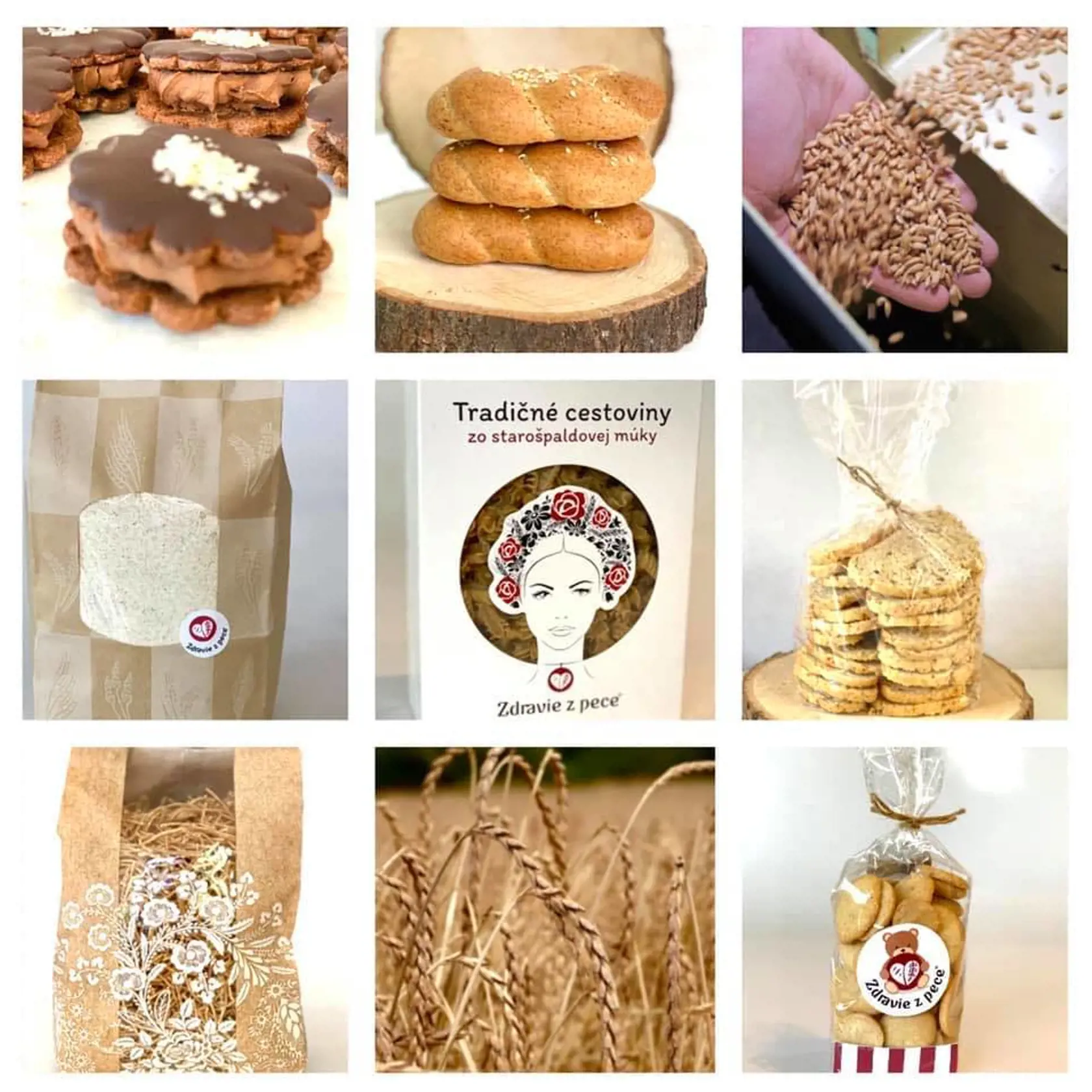 Všetky produkty boli vyrobené z vlastnej múky, ktorú spoločnosť pestovala v bio pôde zo starej odrody špaldy v Taliansku a Chorvátsku.