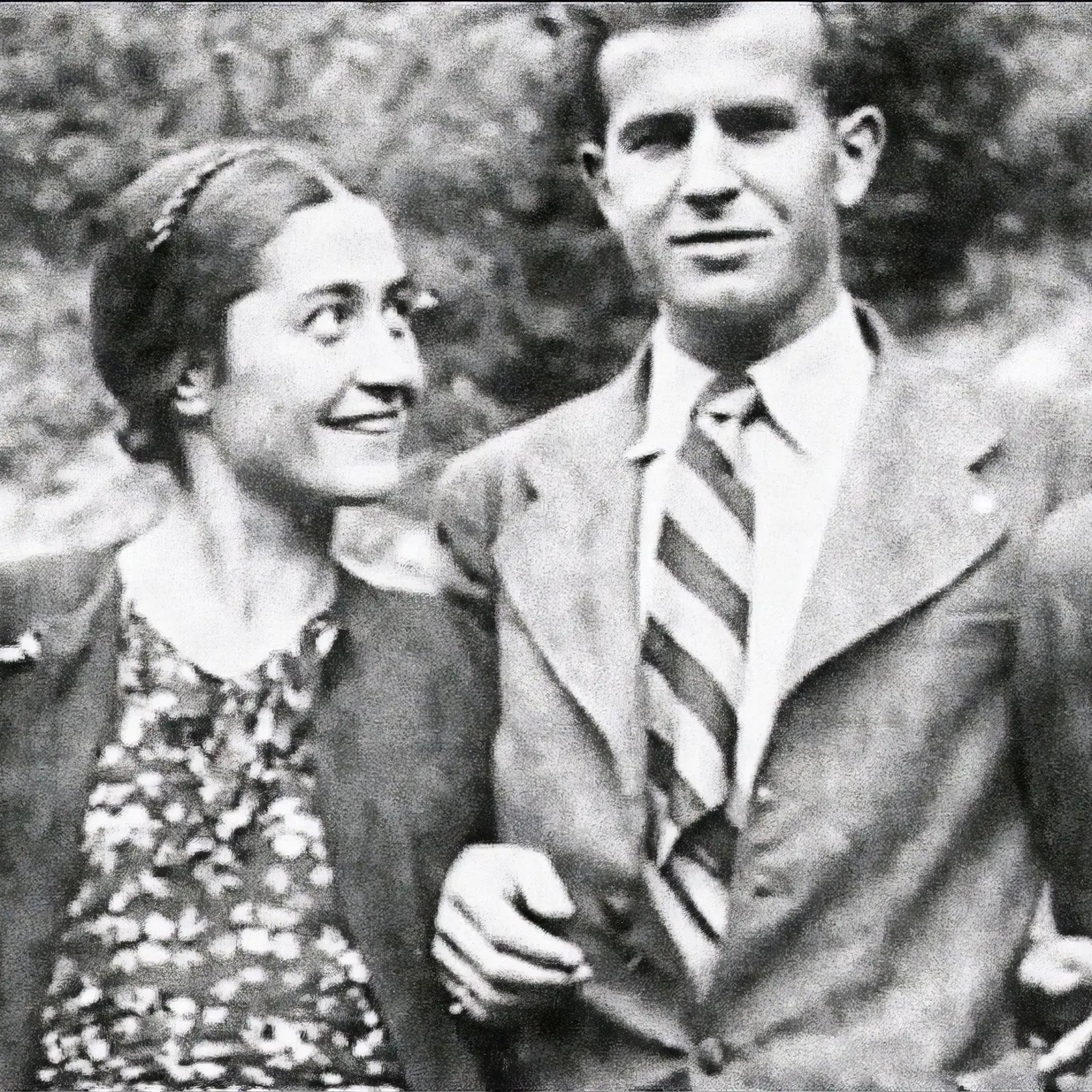 Magda Lokvencová a Gustáv Husák.