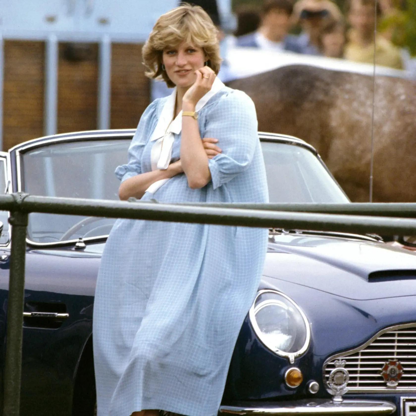 Princezná Diana s Williamom v brušku na fotke z roku 1982