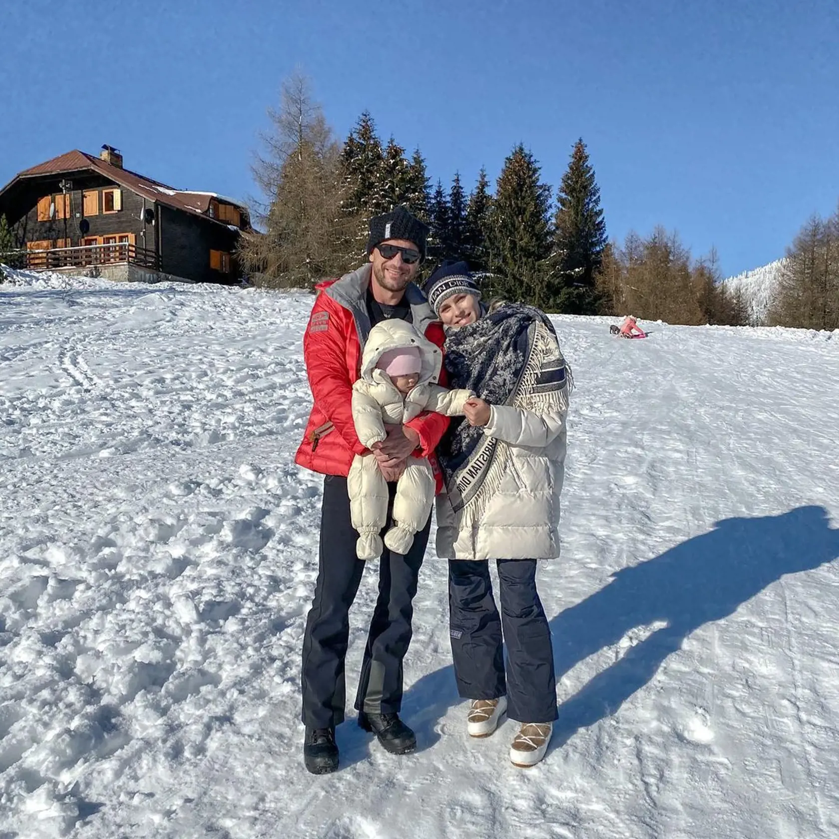 Ivanka s rodinou pred rokom.