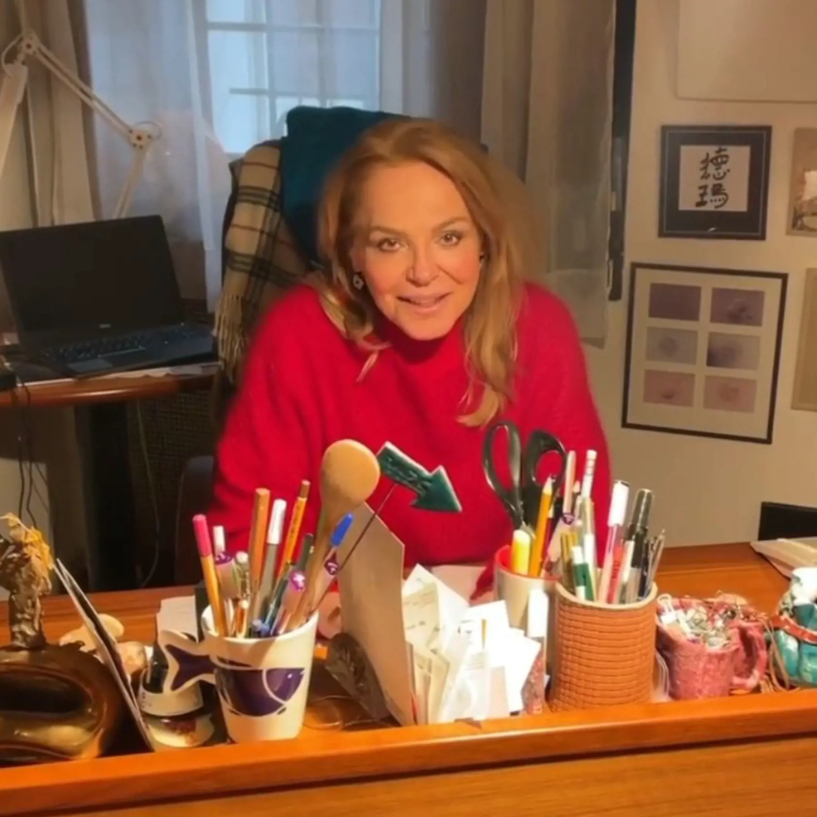 Dagmar Havlová vo svojom dome v Prahe.