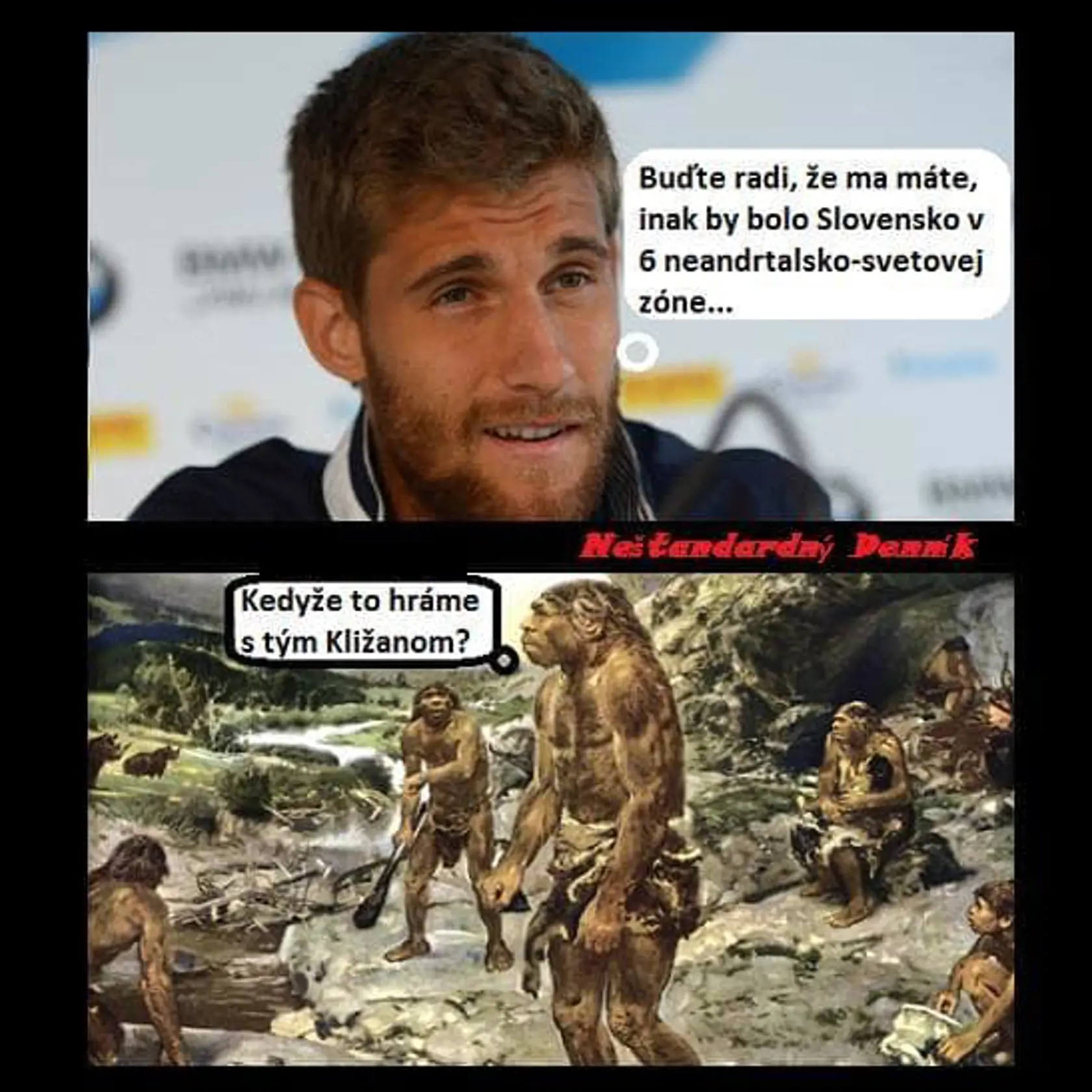 Fanúšikovia vymysleli Kližanovi vtipné koláže.