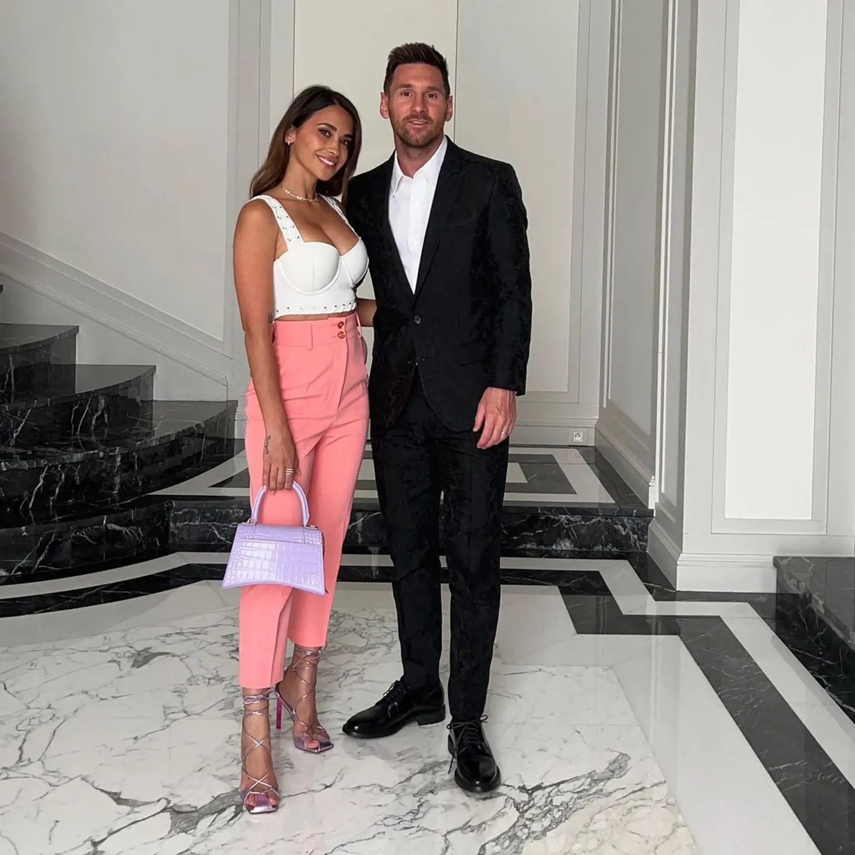 Antonela Roccuzzo a Lionel Messi