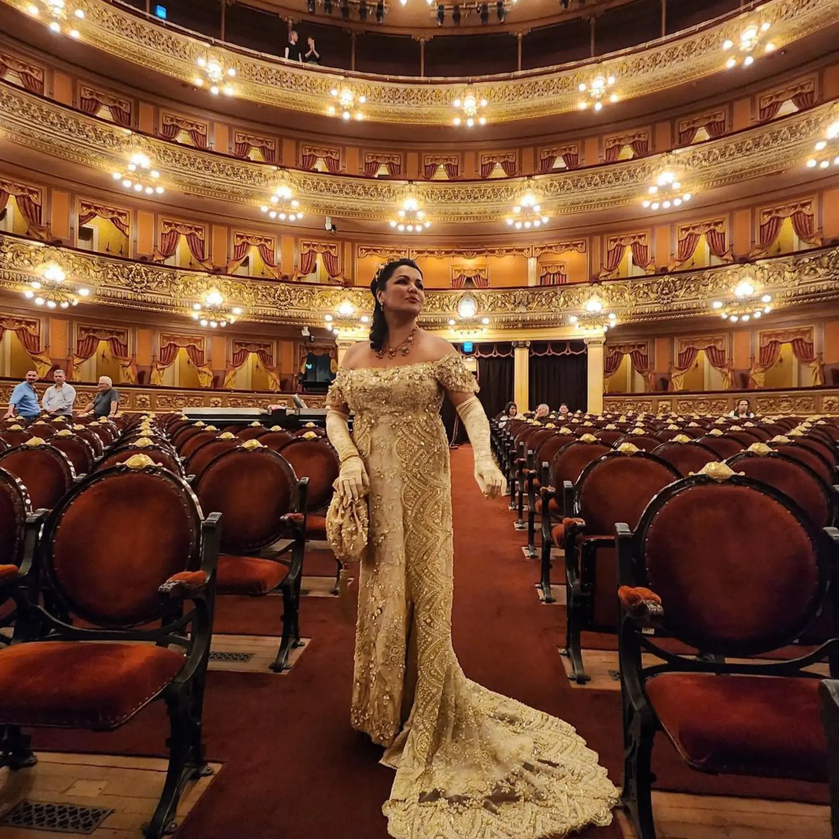Ruská operná diva Anna Netrebko.