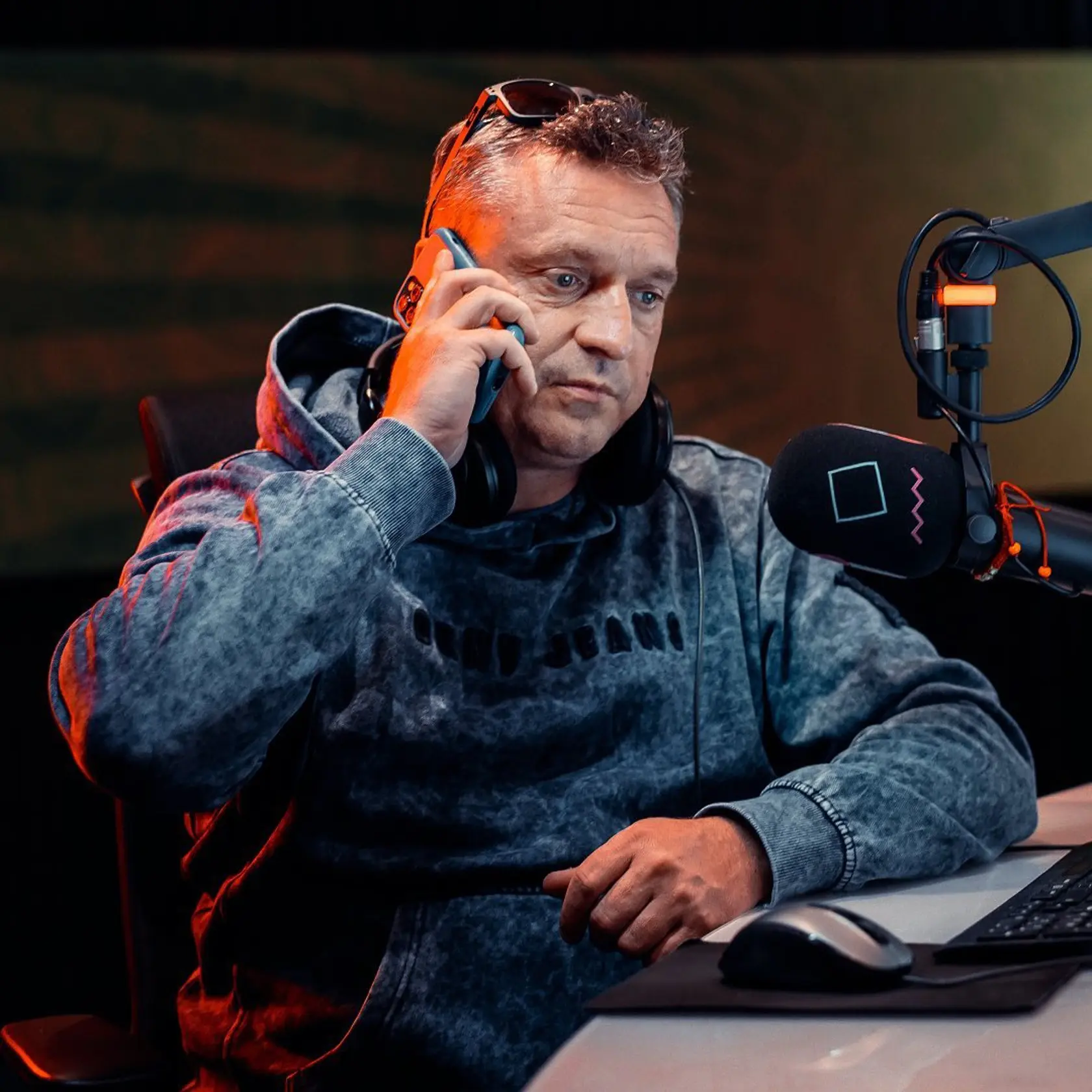 Marcel Forgáč v štúdiu.