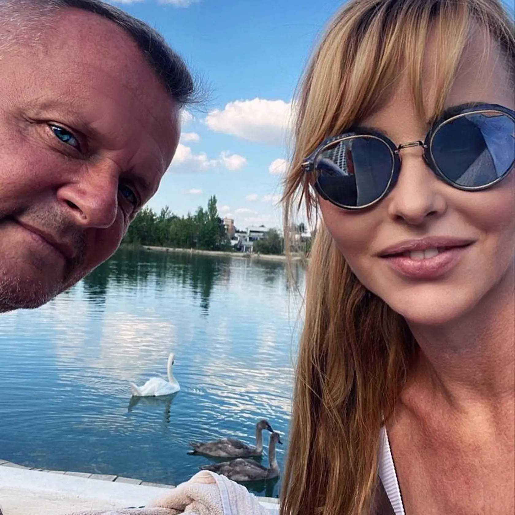 Alexandra s manželom Vilom Rozborilom