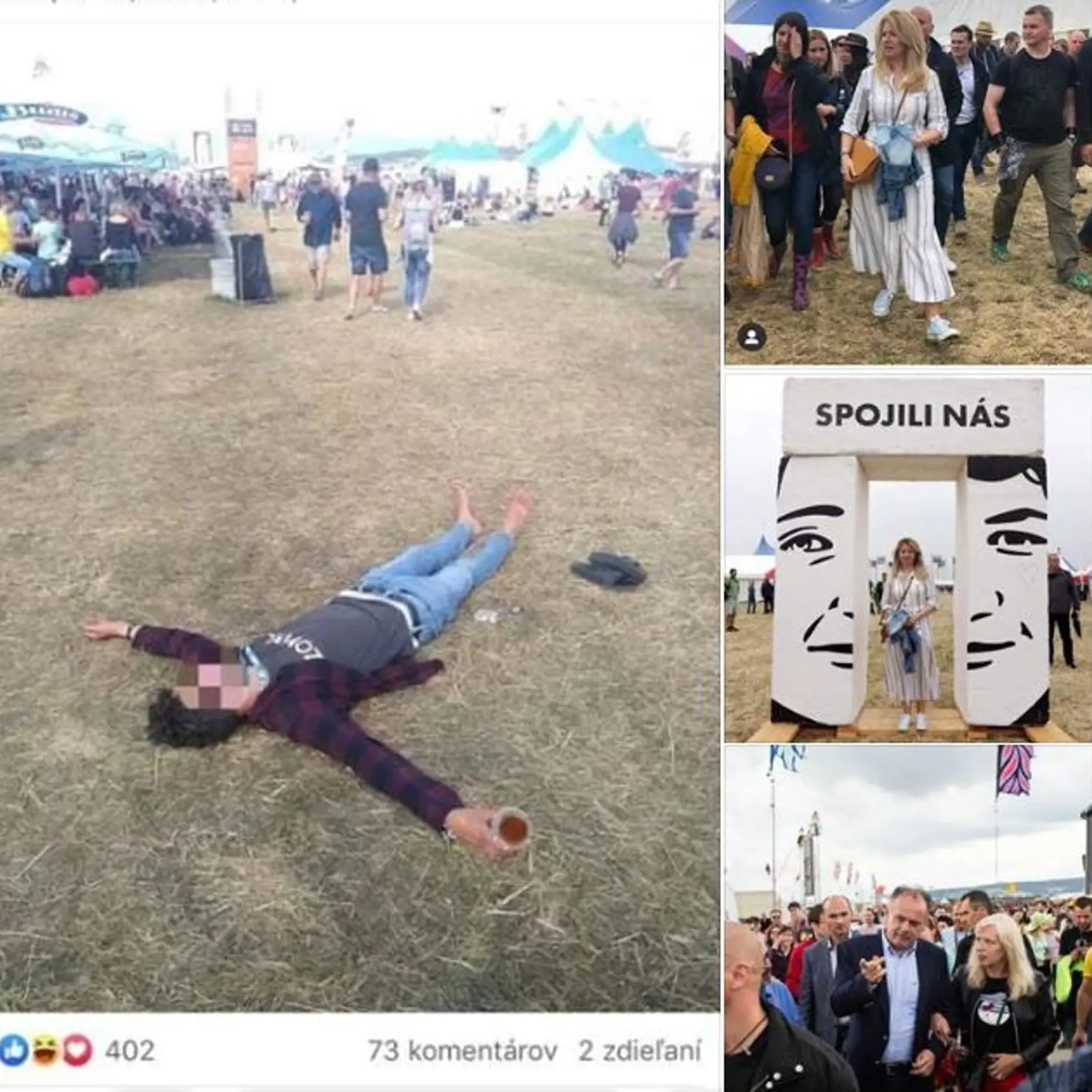 Obrazová príloha Anny Belousovovej k festivalu Pohoda.