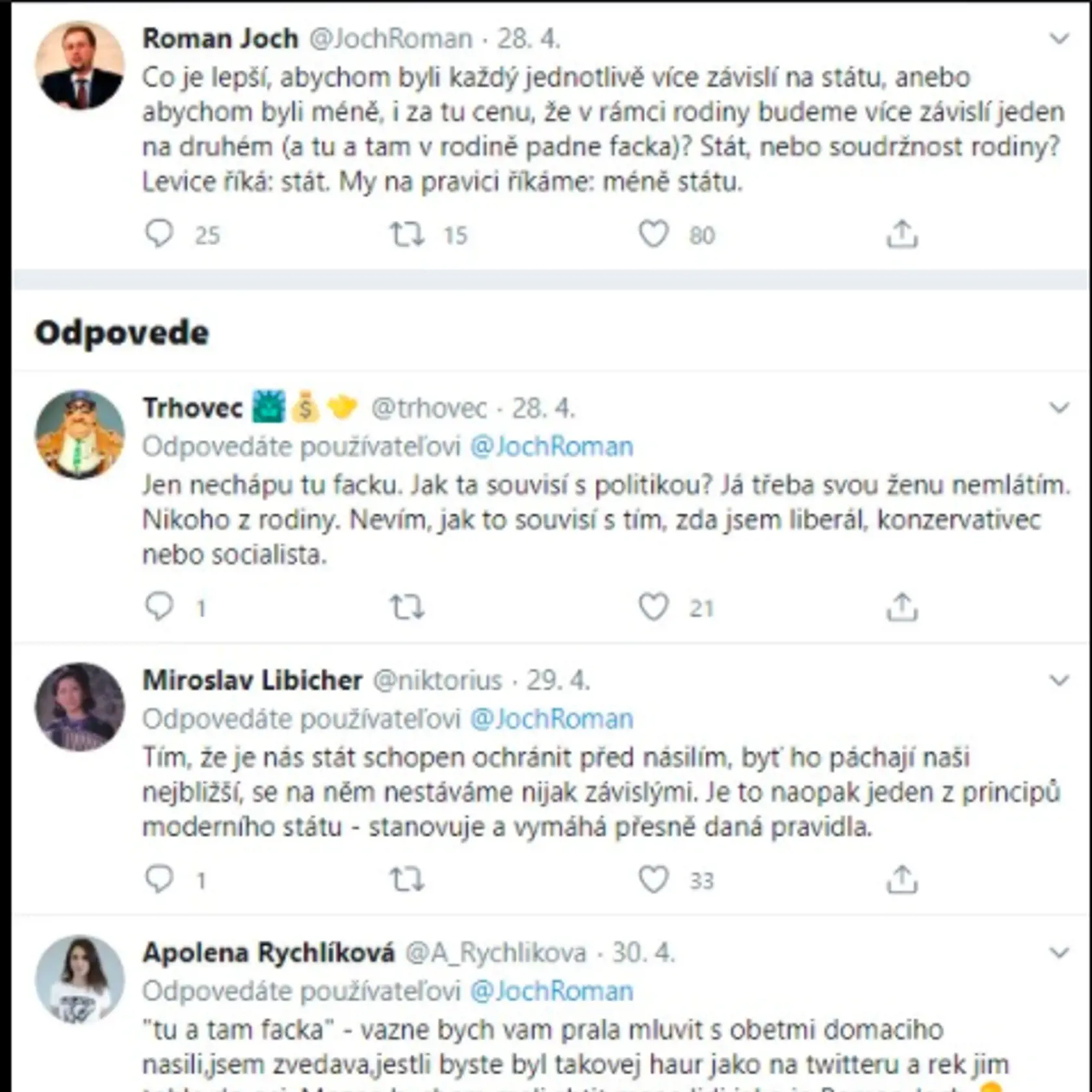 Komunikácianového riaditeľa Romana Jocha
