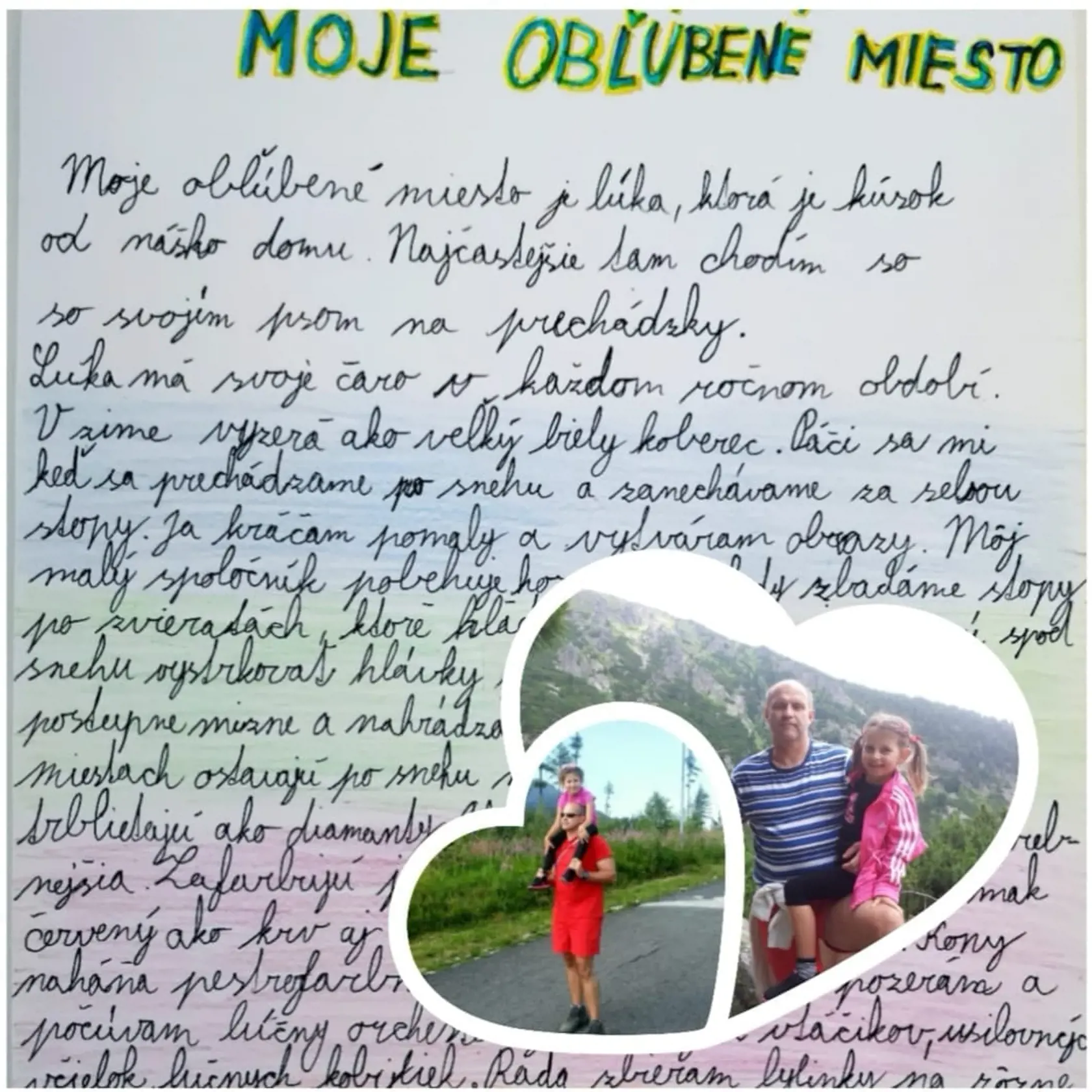 Spomienka ku Dňu otcov na profile Milana Lučanského na sociálnej sieti.