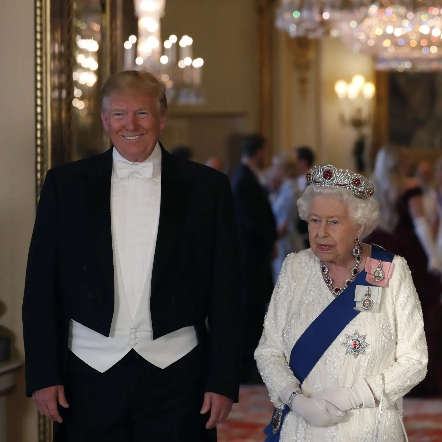 Kráľovná Alžbeta II., Donald Trump
