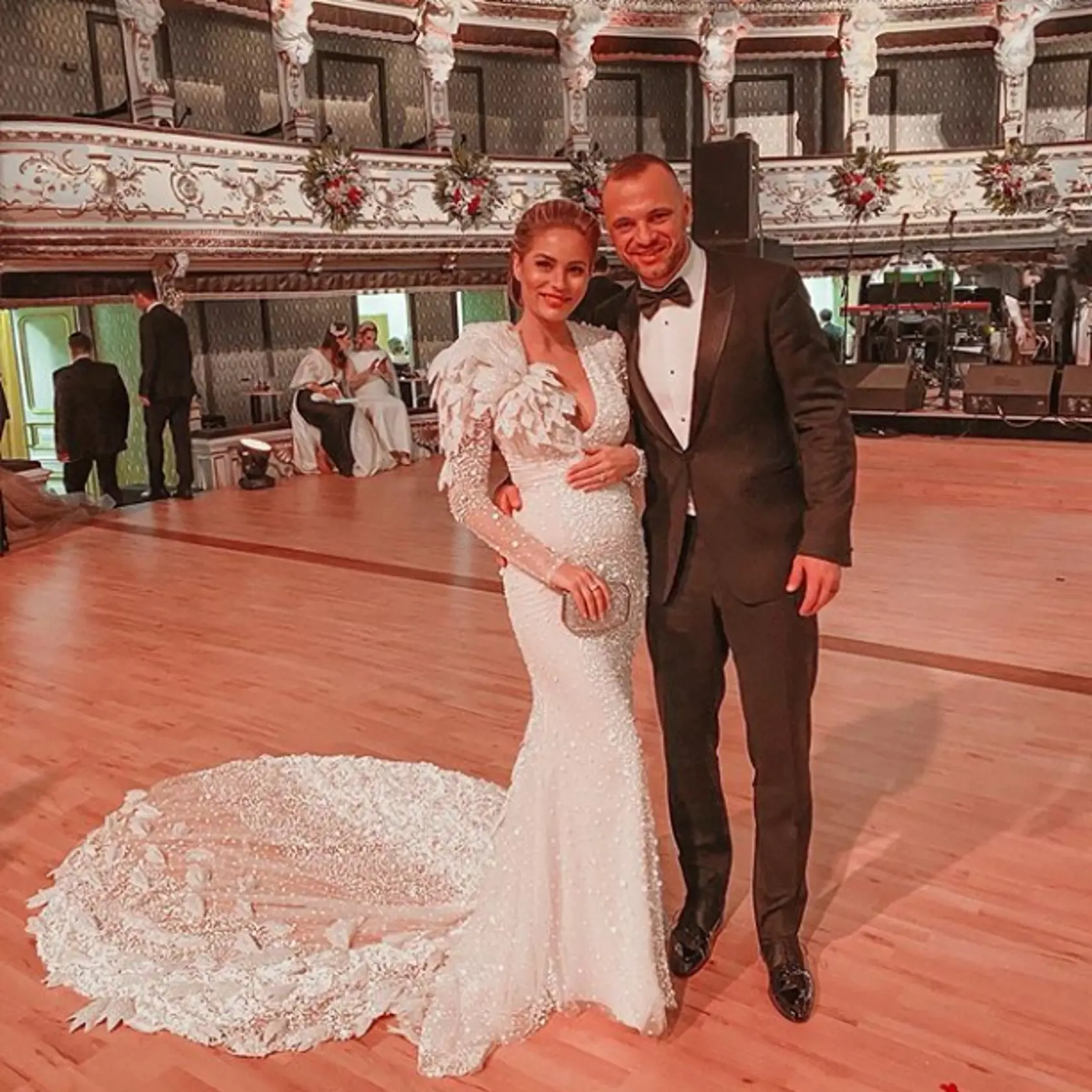 Debutanti Plesu v opere, manželia Gáboríkovci