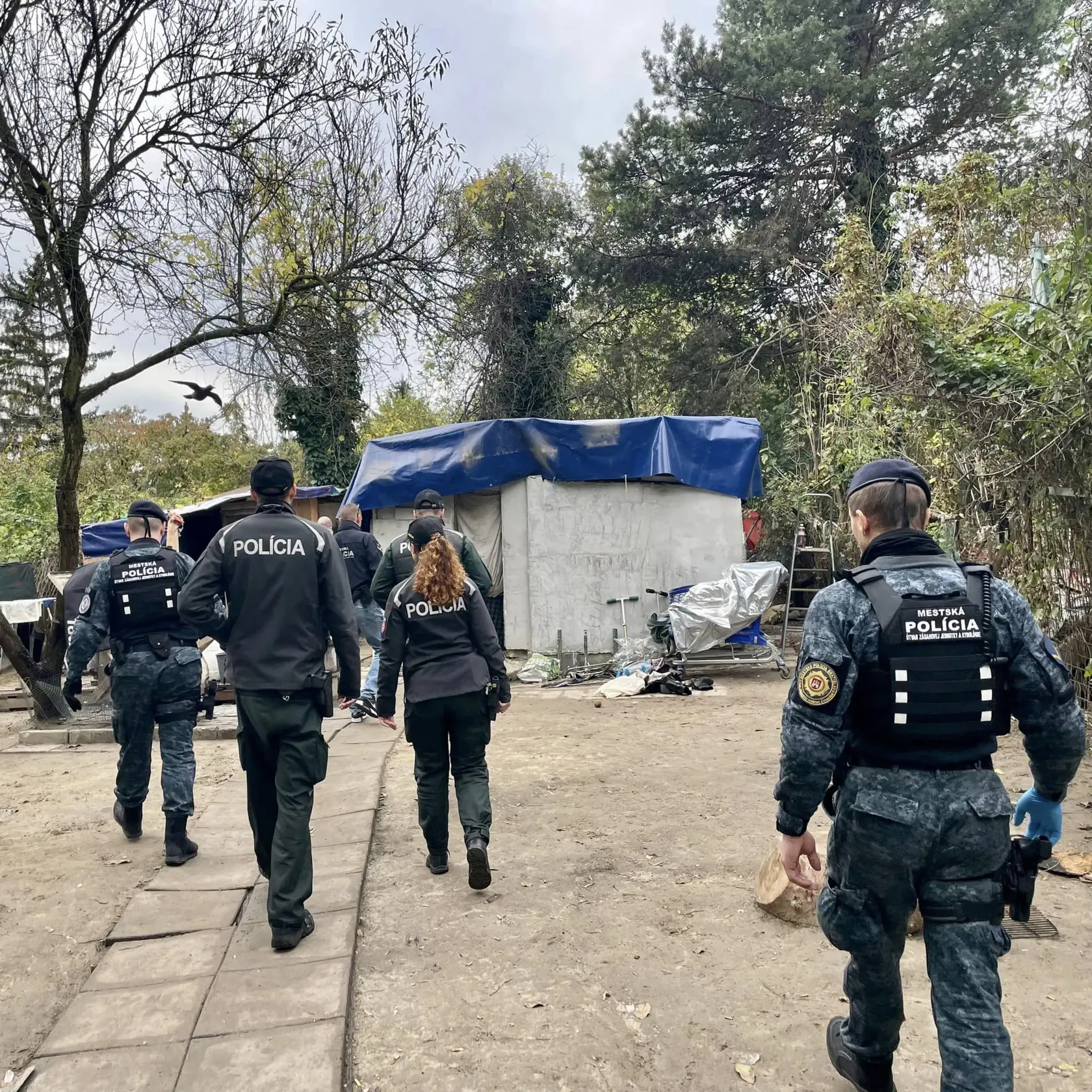 Nelegálna osada v Ružinove.