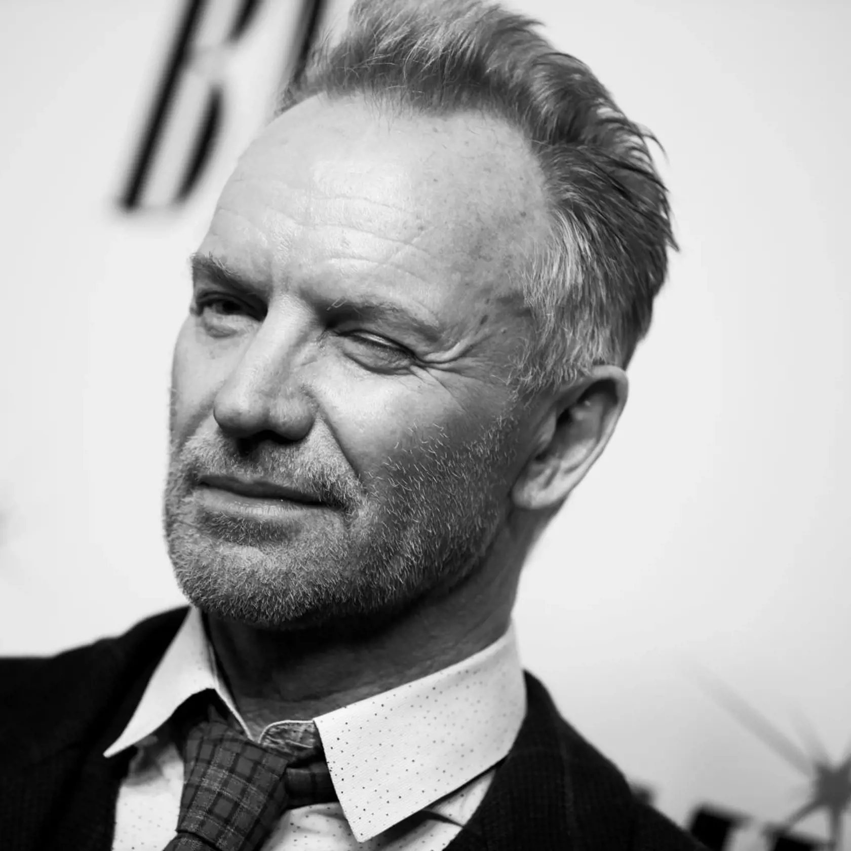 BEVERLY HILLS, CALIFORNIA - MAY 14:  (EDITORS NOTE: Image has been converted to black and white.) Sting attends the 67th Annual BMI Pop Awards at the Beverly Wilshire Four Seasons Hotel on May 14, 2019 in Beverly Hills, California. (Photo by Rich Fury/Getty Images)
