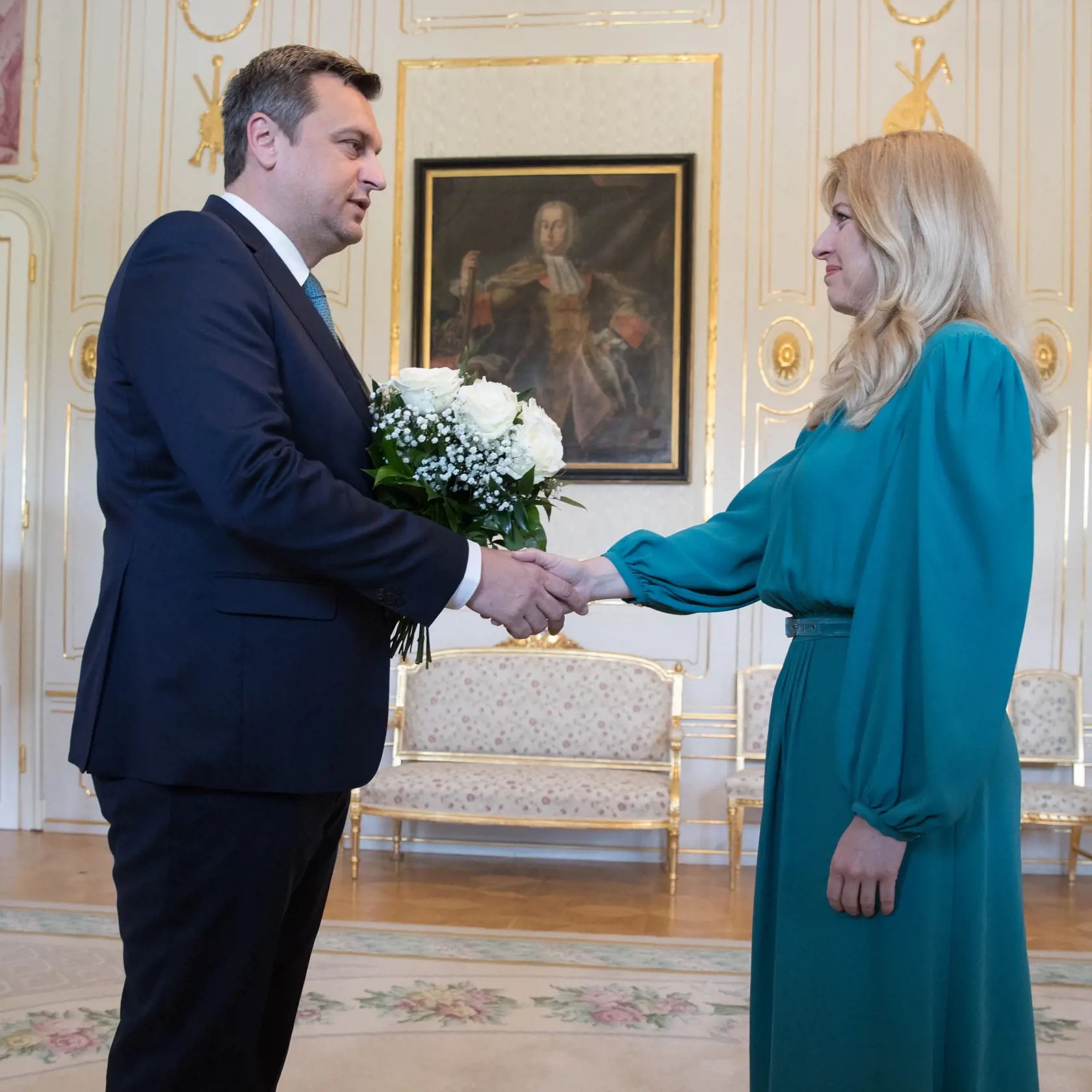 Andrej Danko u prezidentky Zuzany Čaputovej