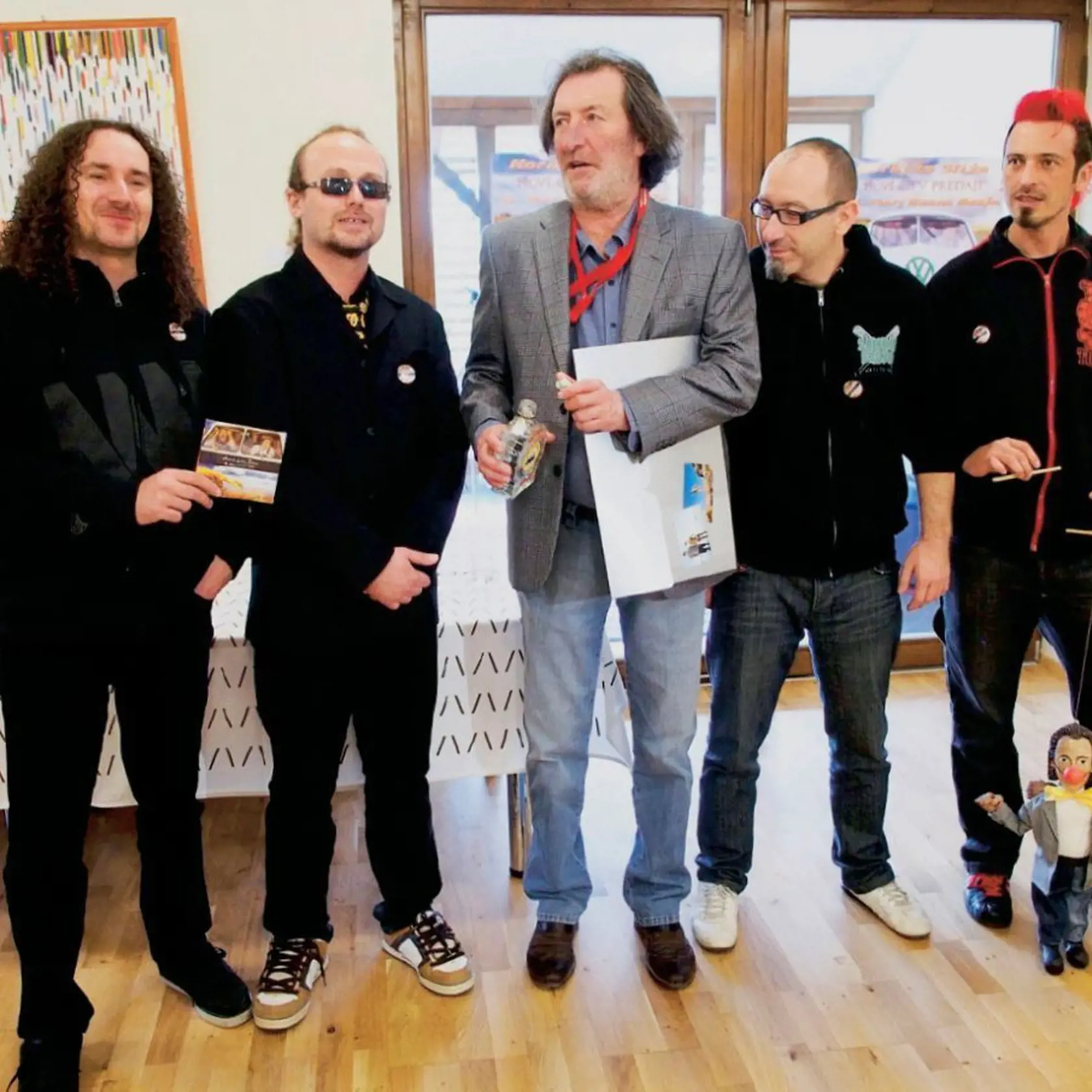 Kapela Horkýže Slíže krstila jubilejný album u Bolka Polívku.