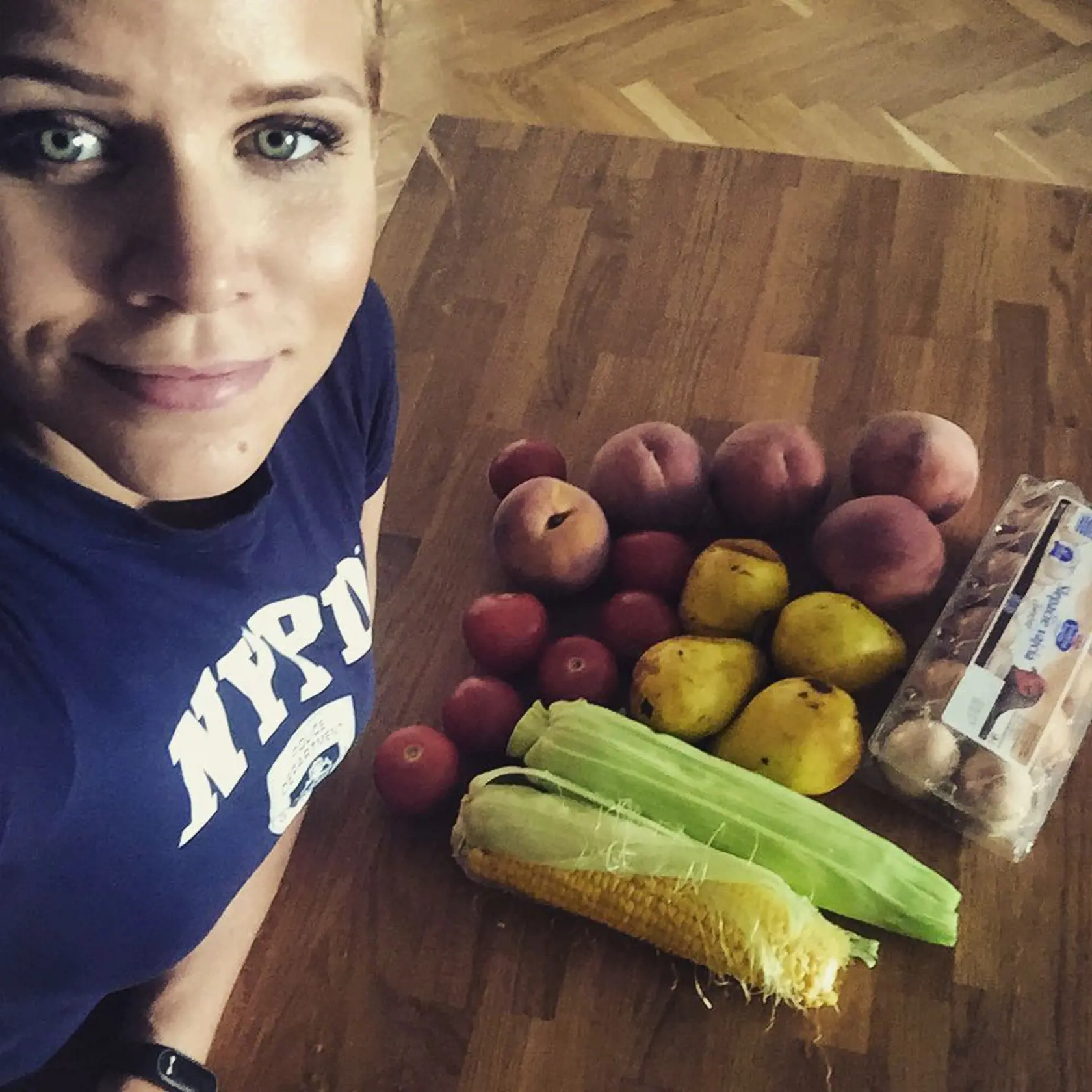 Zuzana miluje čerstvú zeleninu.