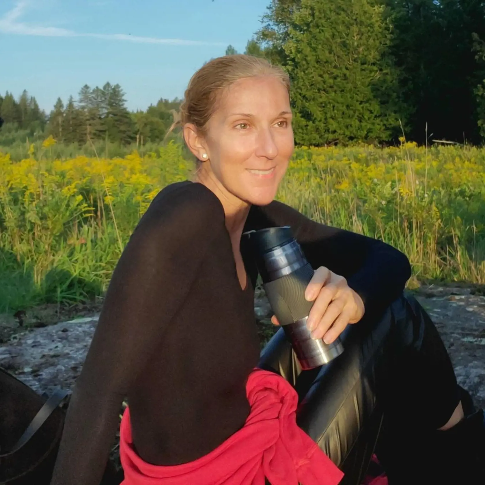 Speváčka Céline Dion na fotke zo súkromia.