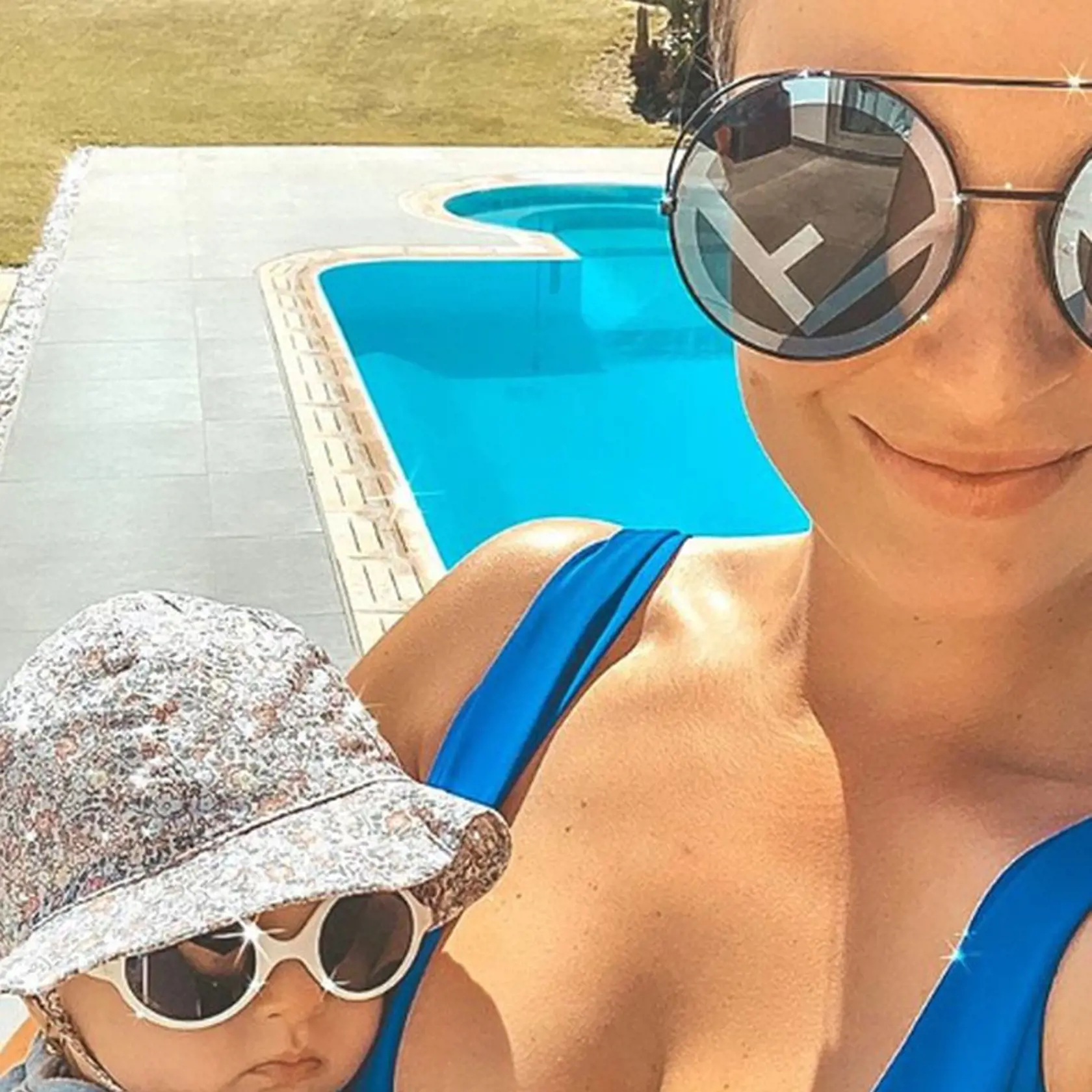 Daniela Nízlová s rodinou