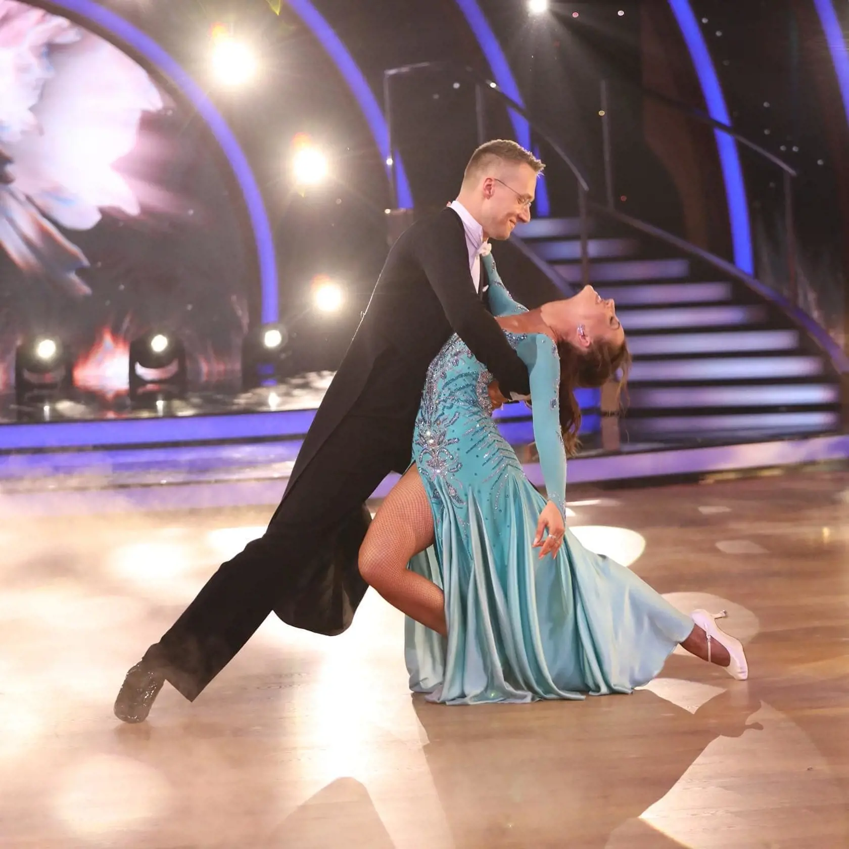 4. kolo šou Let's Dance. Michal Kovačič počas svojho vystúpenia.