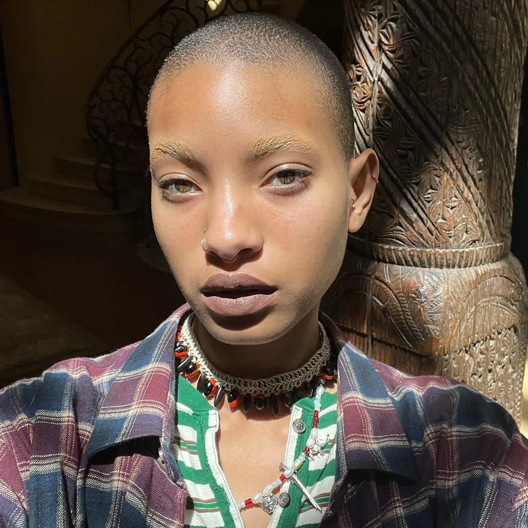 Dcéra Willow vyzerá dobre aj s oholenou hlavou.