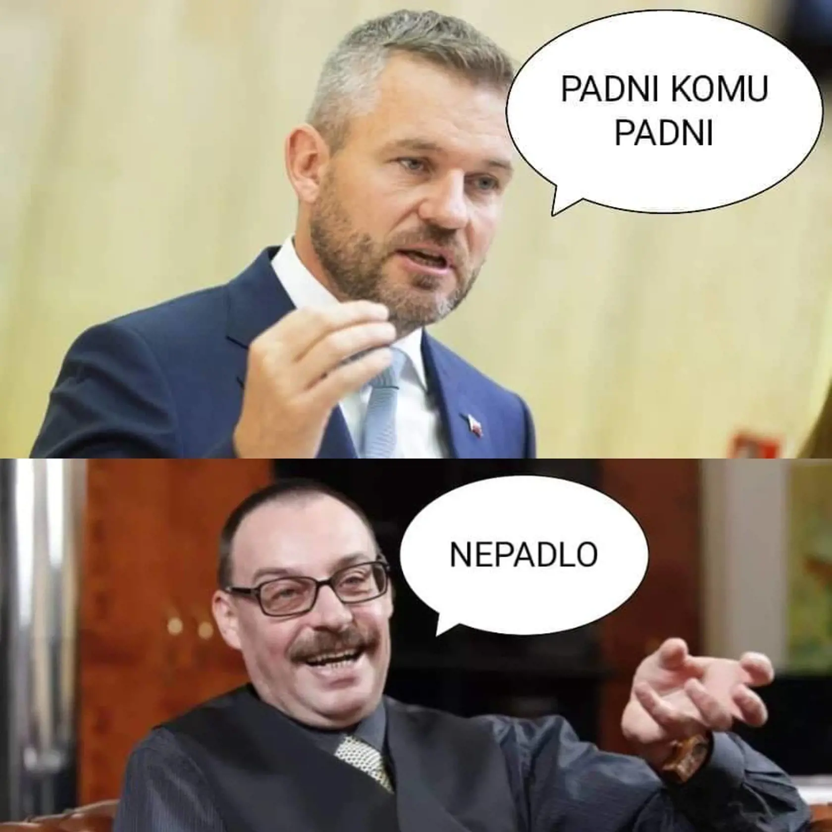Peter Pellegrini často hovorí: „Padni komu padni.“