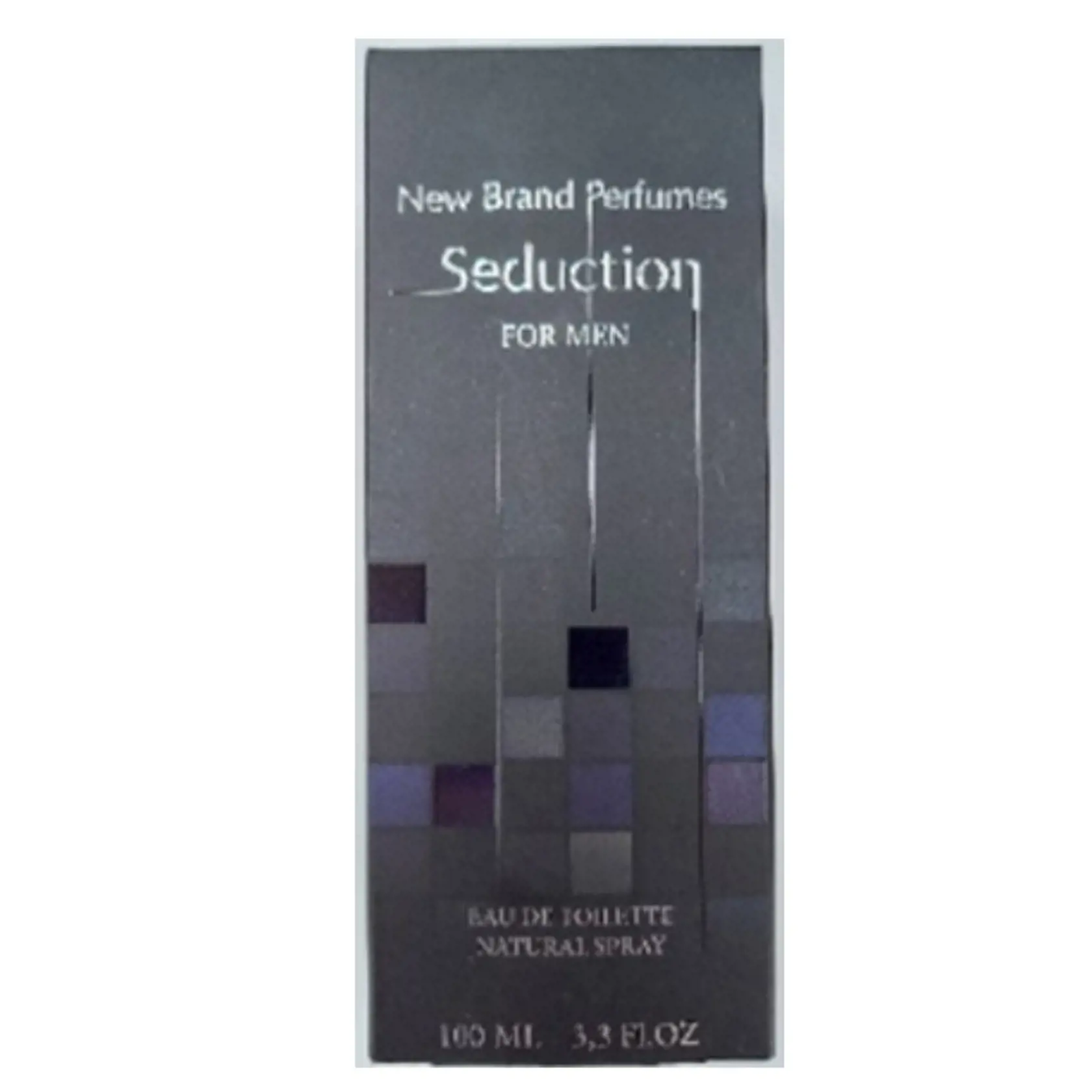 New Brand Perfumes - Seduction for men Eau de Toilette – toaletná voda pre mužov.
Podľa zoznamu zložiek sa vo výrobku nachádza látka – Butylphenyl Methylpropional.