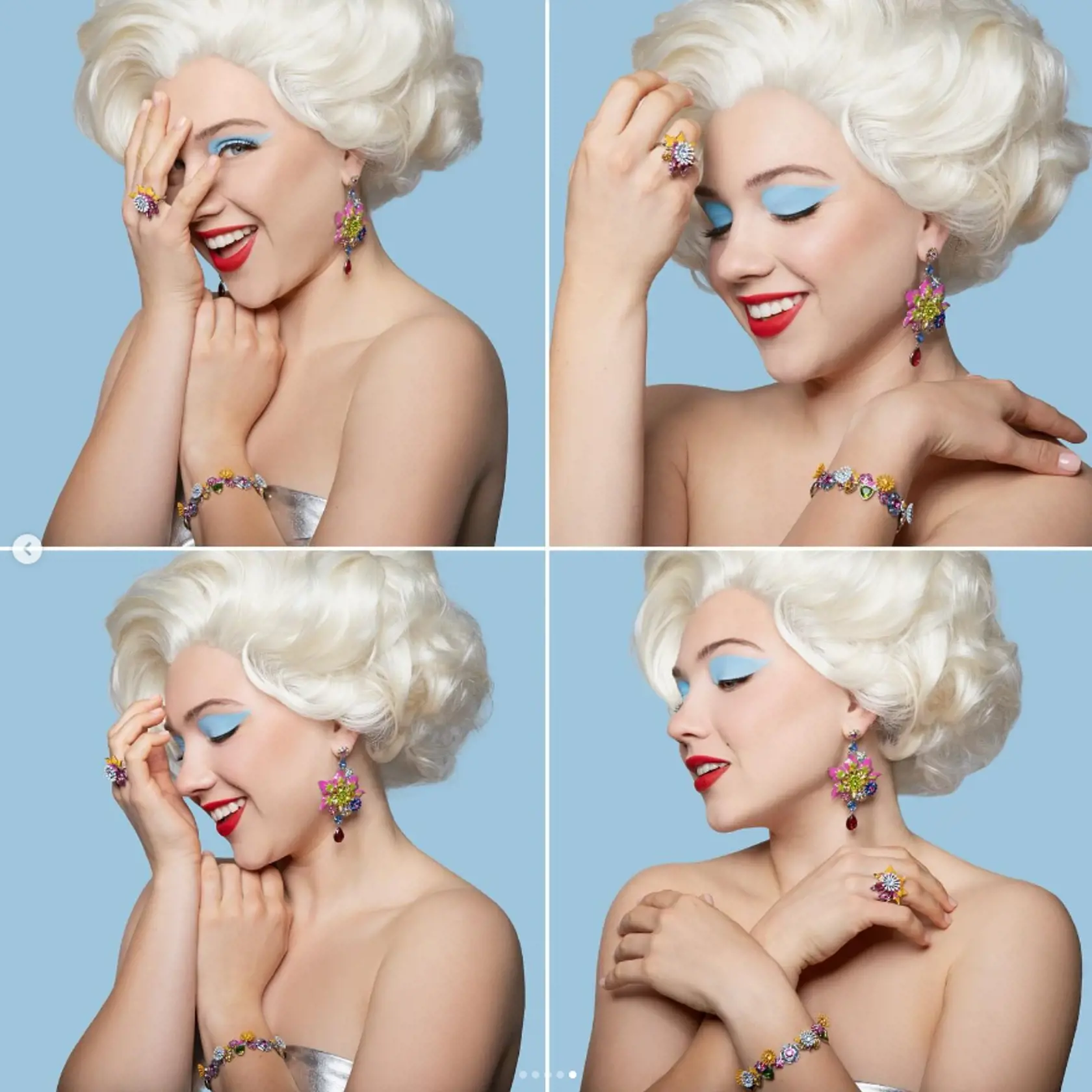 Herečka sa razom zmenila na božskú Marilyn.