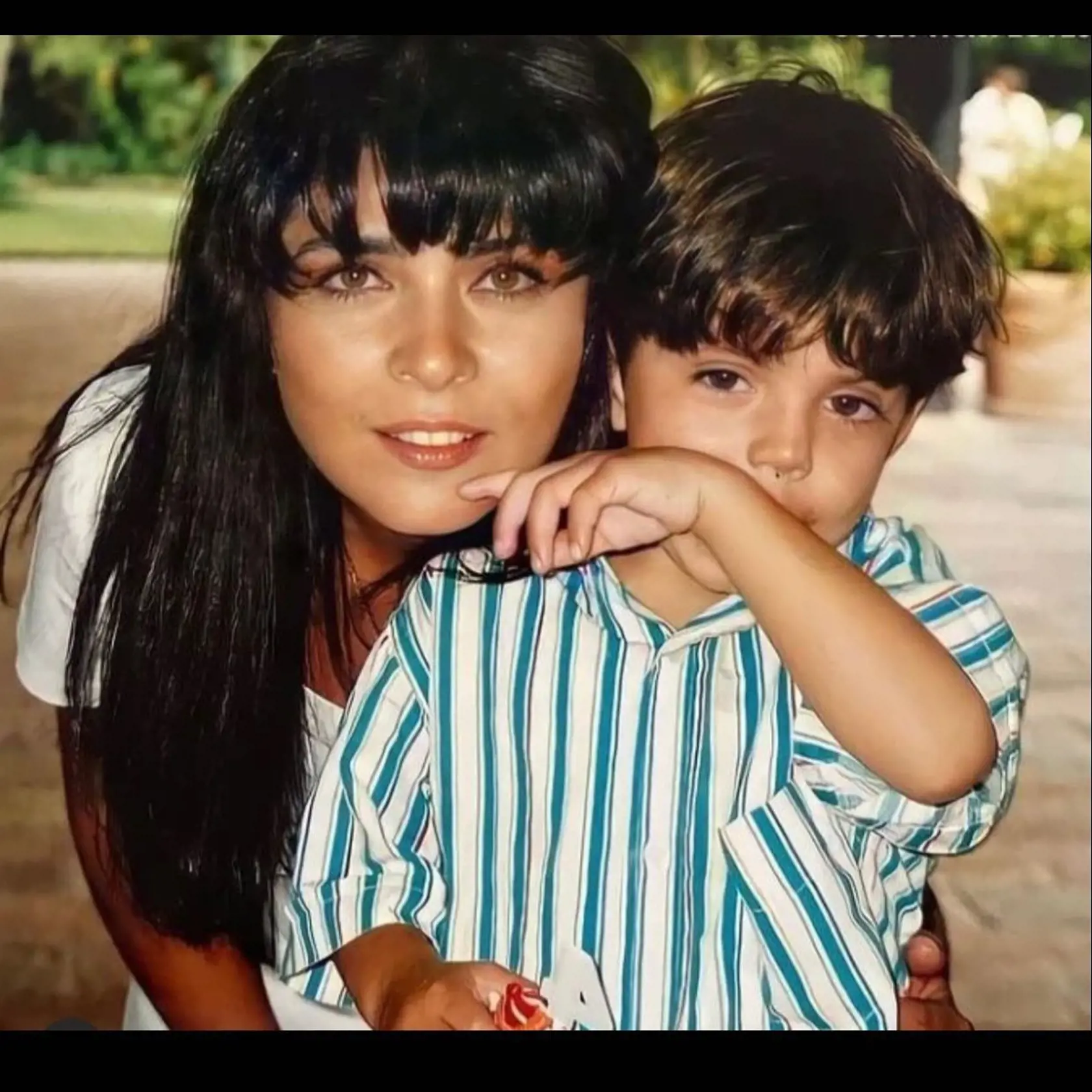Victoria Ruffo s najstarším synom.